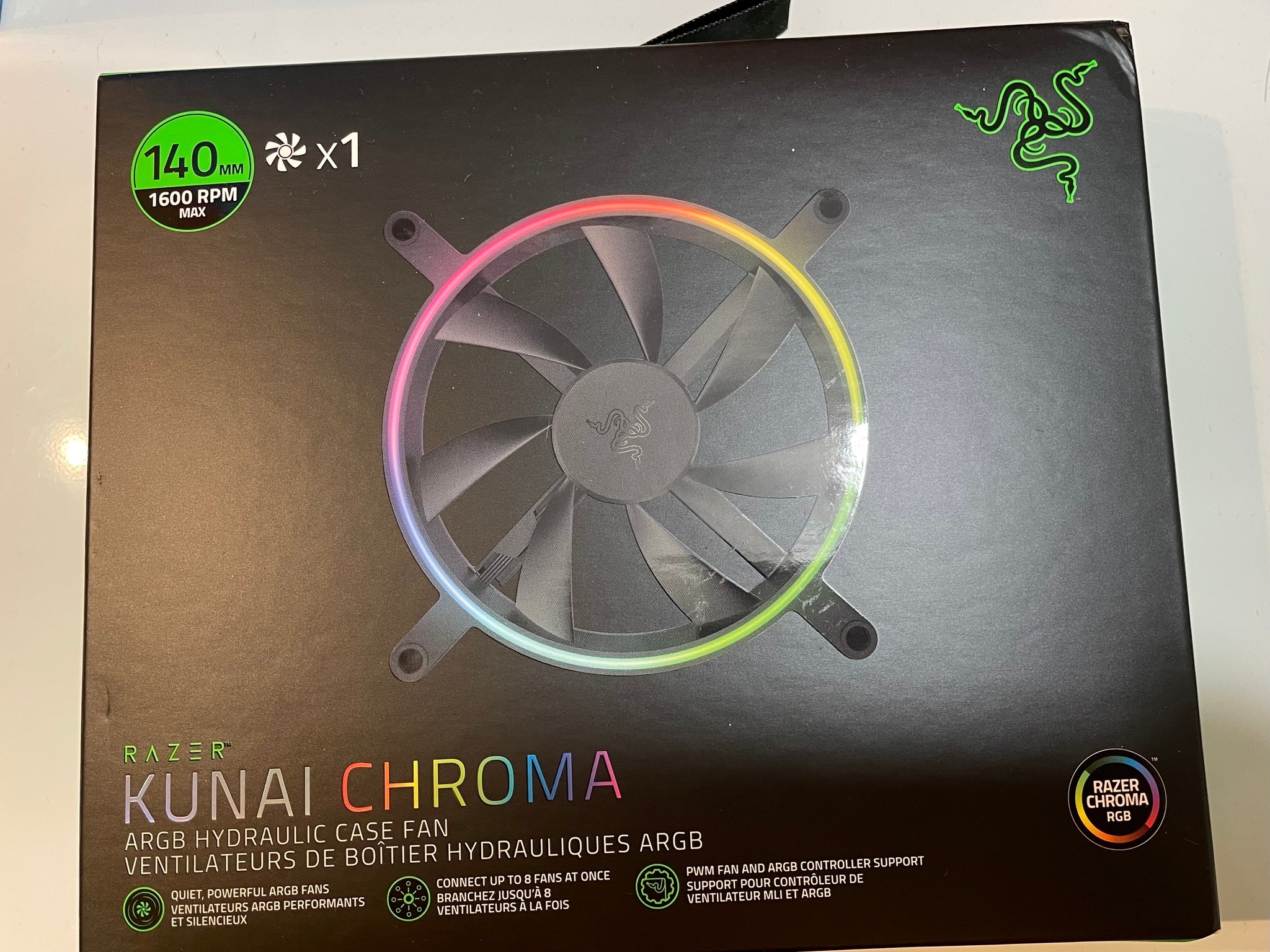 Razer Kunai Chroma 140mmx1 ARGB Case Fan