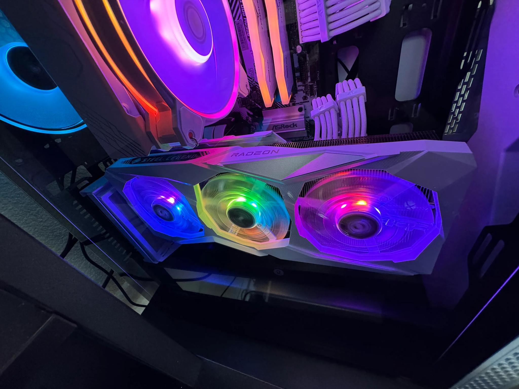 7900 GRE - Asrock Steel Legend - Triple RGB Fans - White
