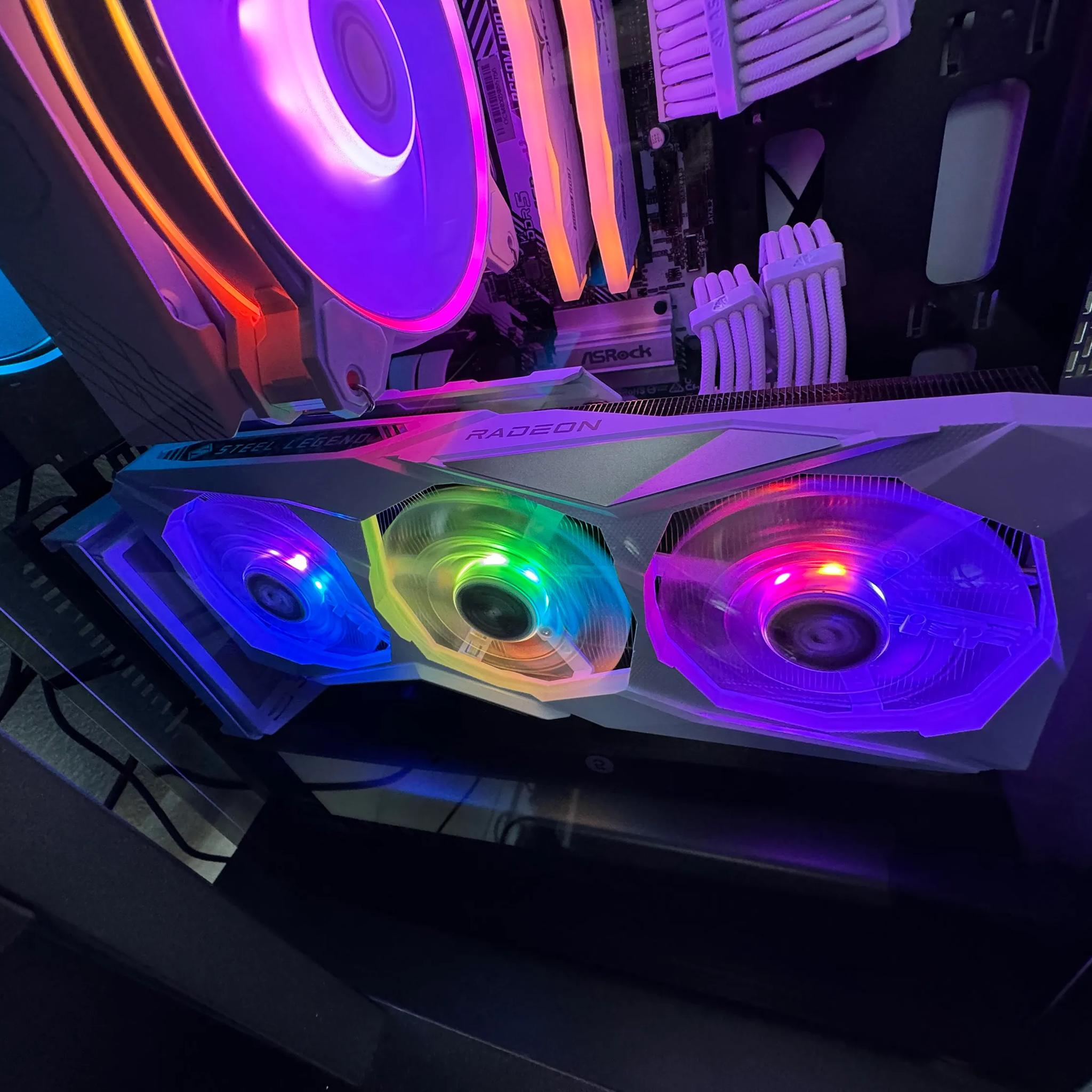 7900 GRE - Asrock Steel Legend - Triple RGB Fans - White