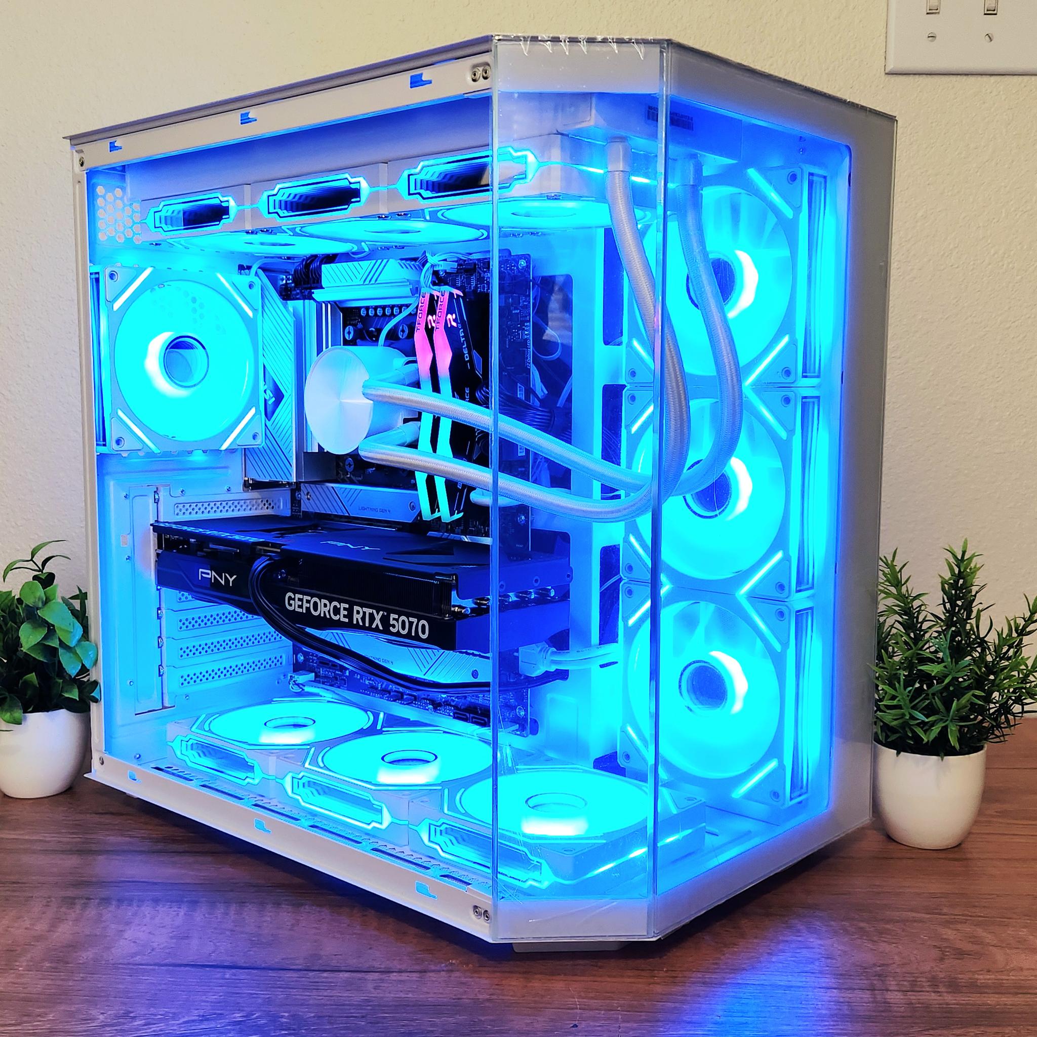 "White Stallion" Gaming PC | RTX 5070 OC | RYZEN 5 7500F | 32GB DDR5 | 1TB M.2 SSD | WINDOWS 11 PRO