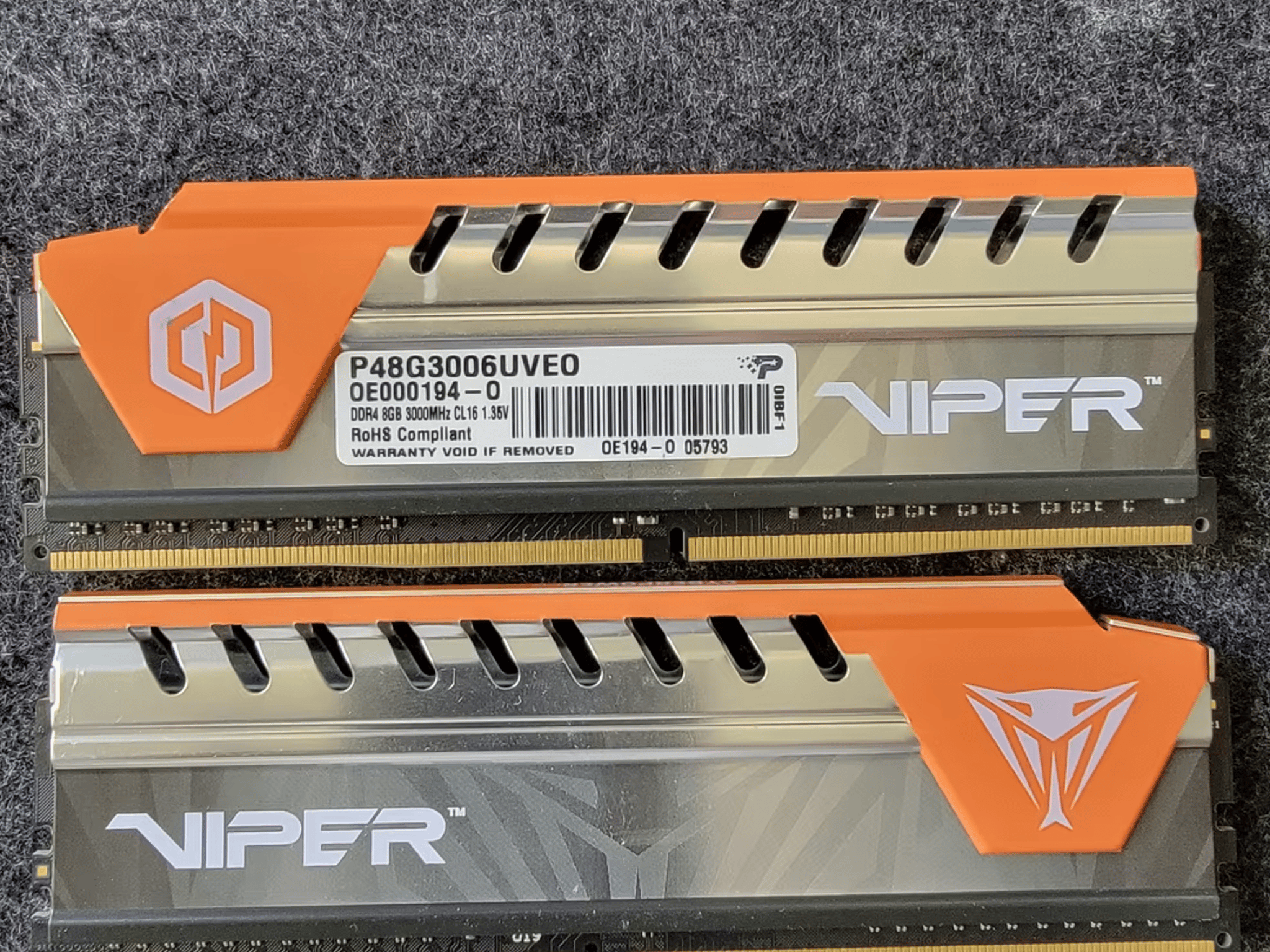 Patriot viper ram DDR4 (8GBx2) 3000 MHz 16gb