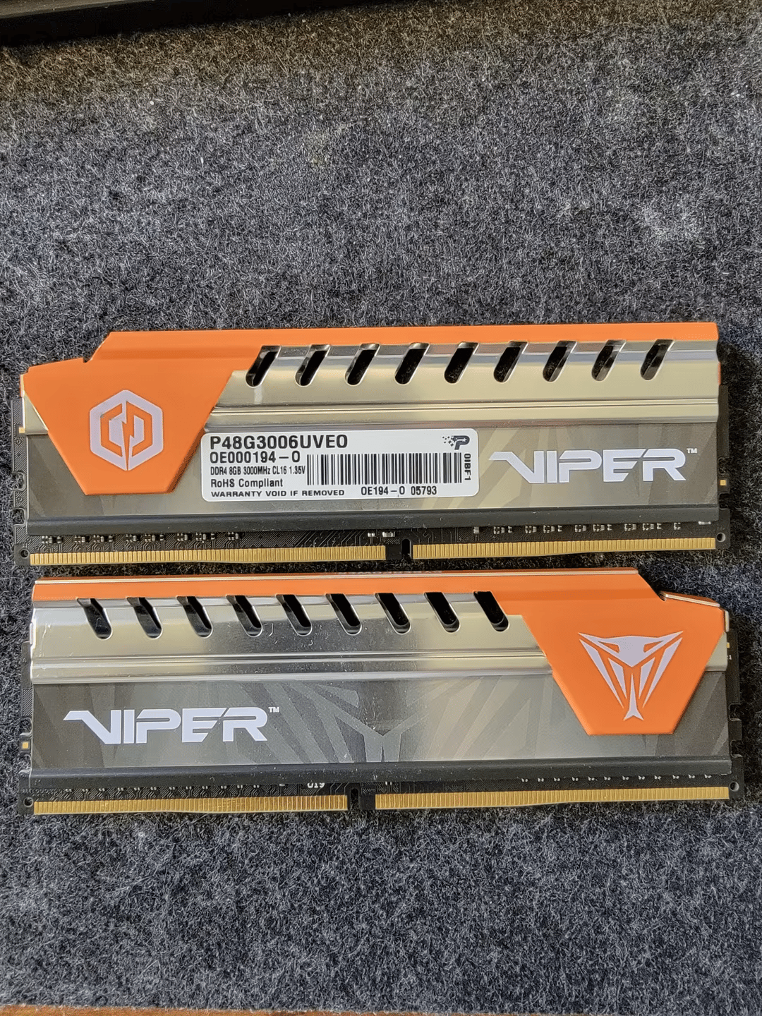 Patriot viper ram DDR4 (8GBx2) 3000 MHz 16gb