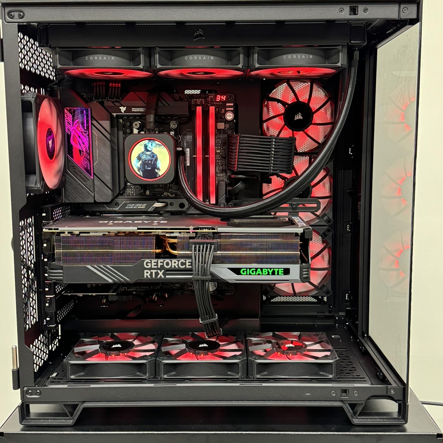 Corsair Pro Gaming PC | RTX 4090, Ryzen 7 7800X3D, 32GB DDR5 6000MHz, 3TB NVMe SSD, 1000w