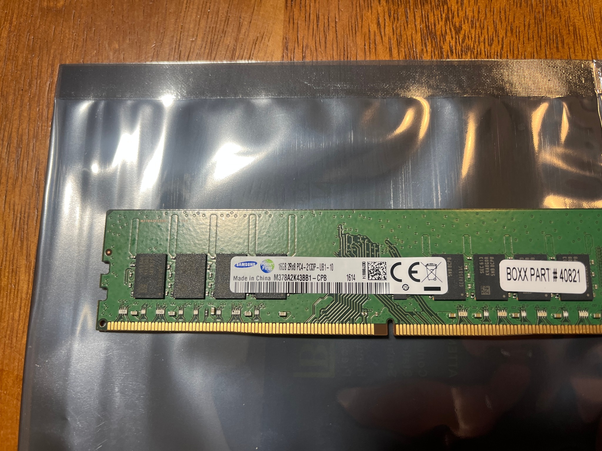 Samsung 16GB PC4-2133P DDR4 17000 2Rx8 PC Memory M378A2K43BB1-CPB Tested