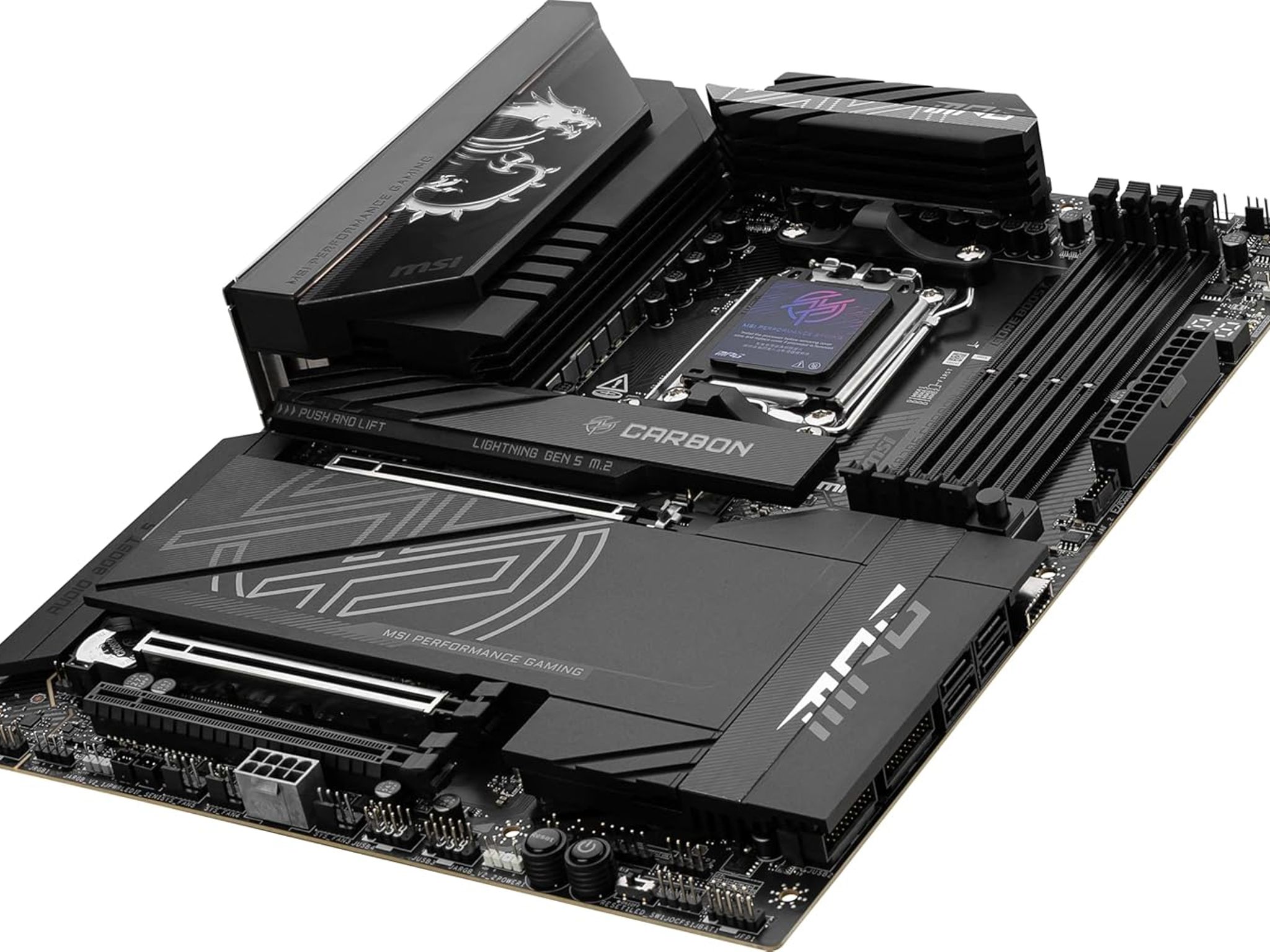 MPG X870E CARBON WIFI AMD AM5 DDR5 ATX Desktop Motherboard
