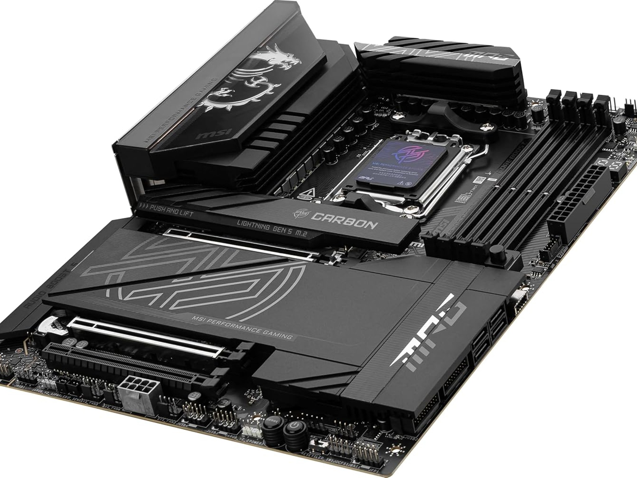 MPG X870E CARBON WIFI AMD AM5 DDR5 ATX Desktop Motherboard