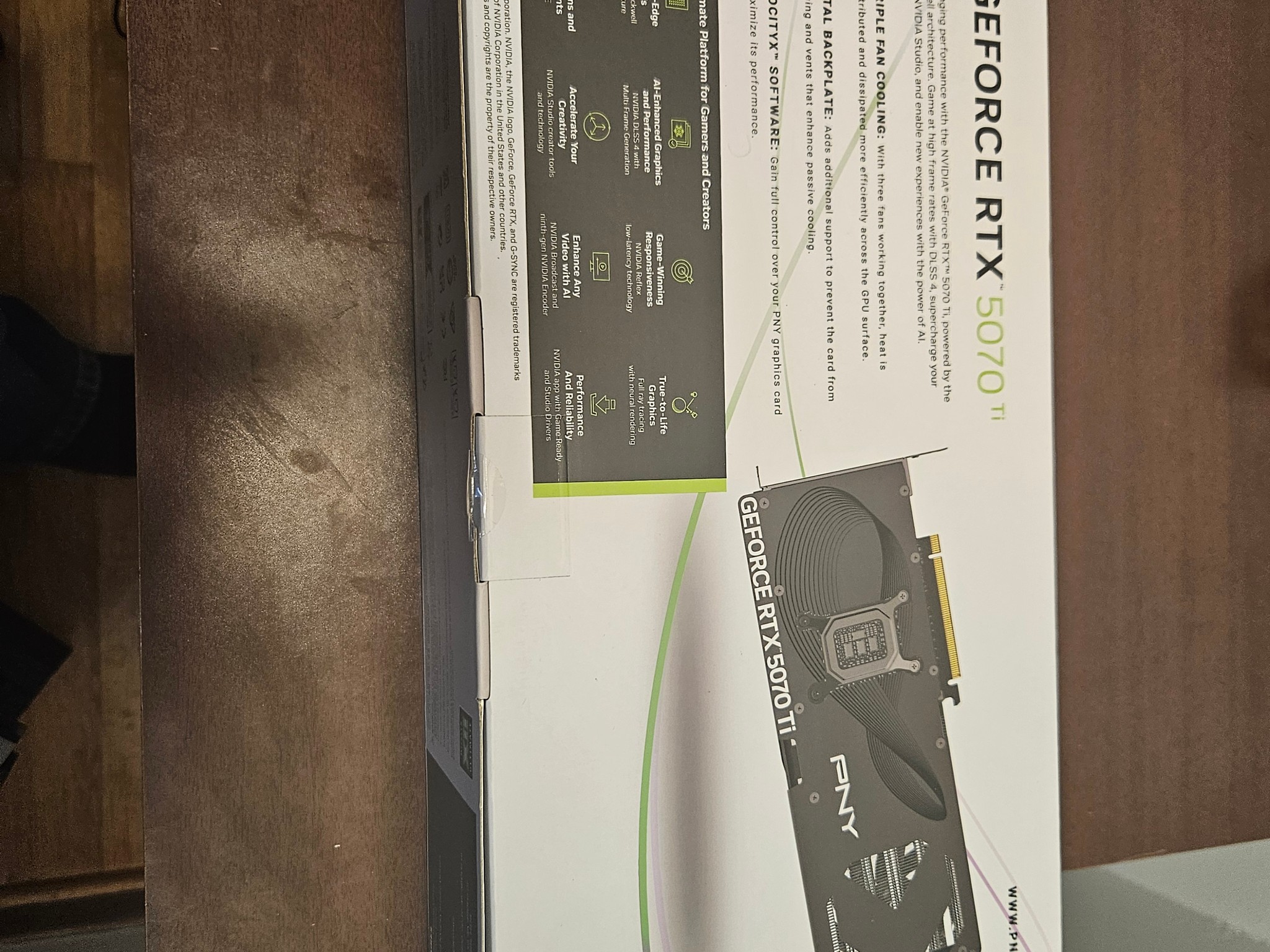 New in Box Zotac RTX 5070ti OC 16gb