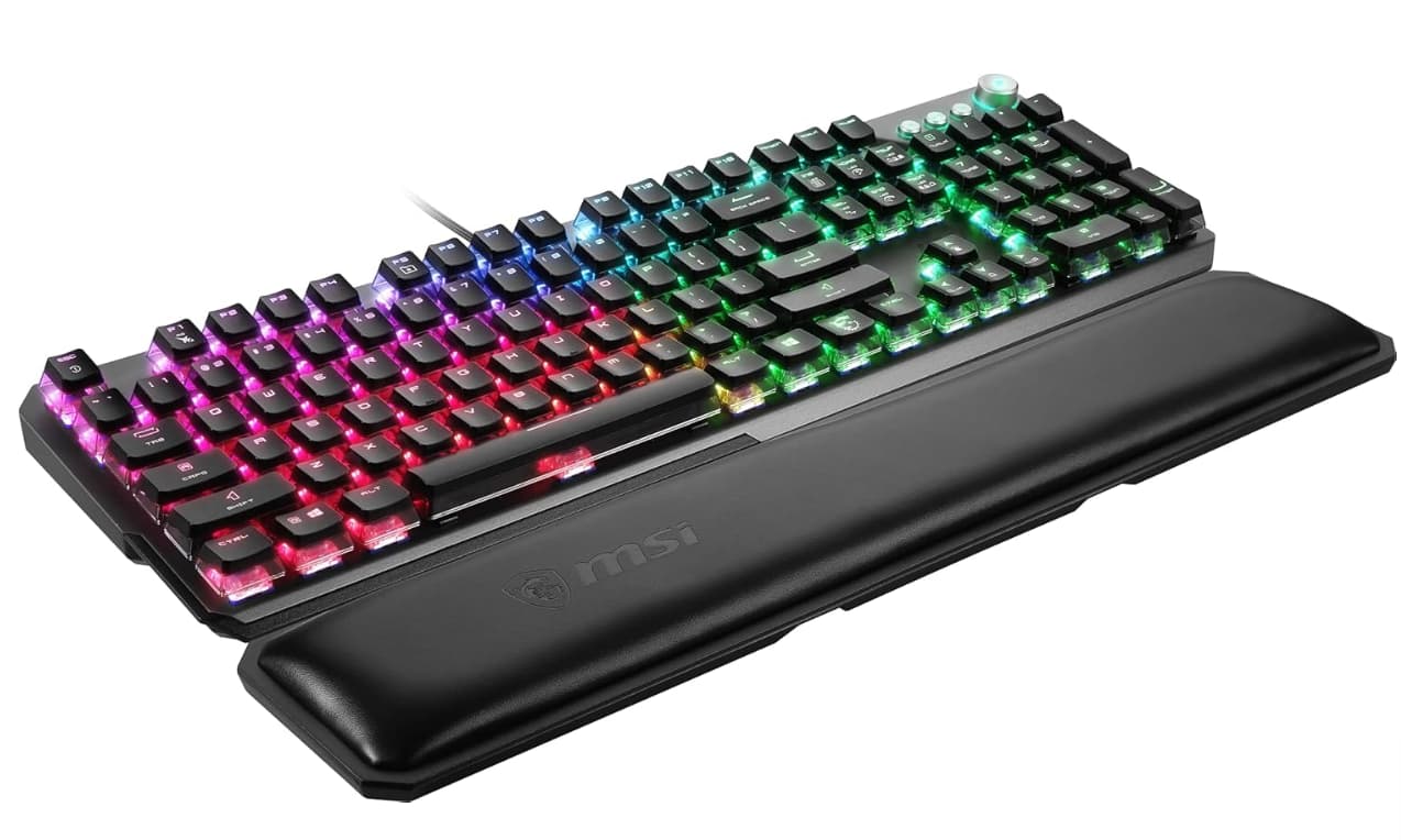(BNIB) MSI Vigor GK71 Sonic Blue US Mechanical RGB Gaming Keyboard
