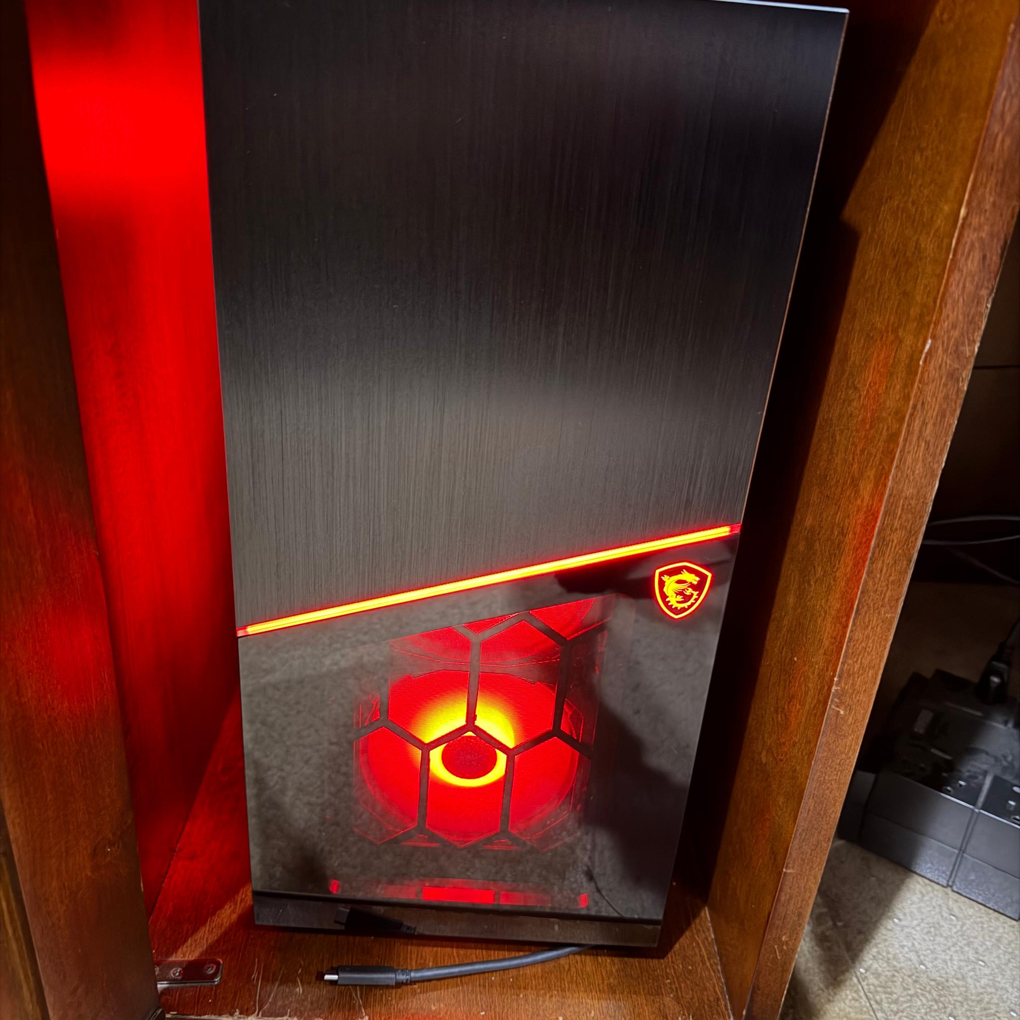MSI Gaming Desktop Intel Core i9 AMD Radeon RX 6900 XT Red Devil H100i RGB Case