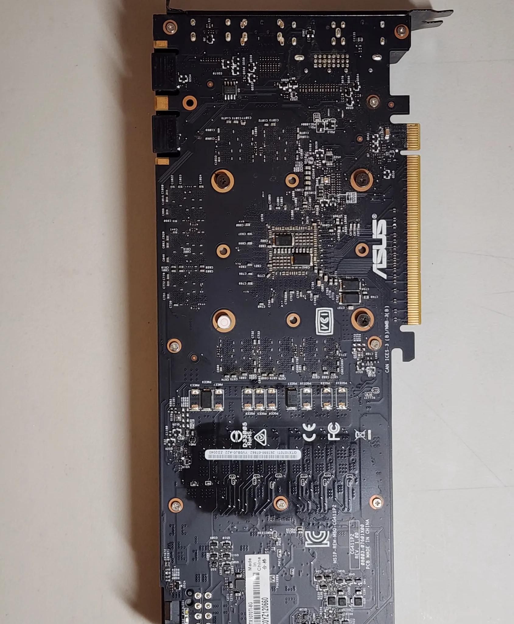 ASUS GeForce GTX 1070 Ti Graphics Card 8GB GDDR5 Gaming GPU