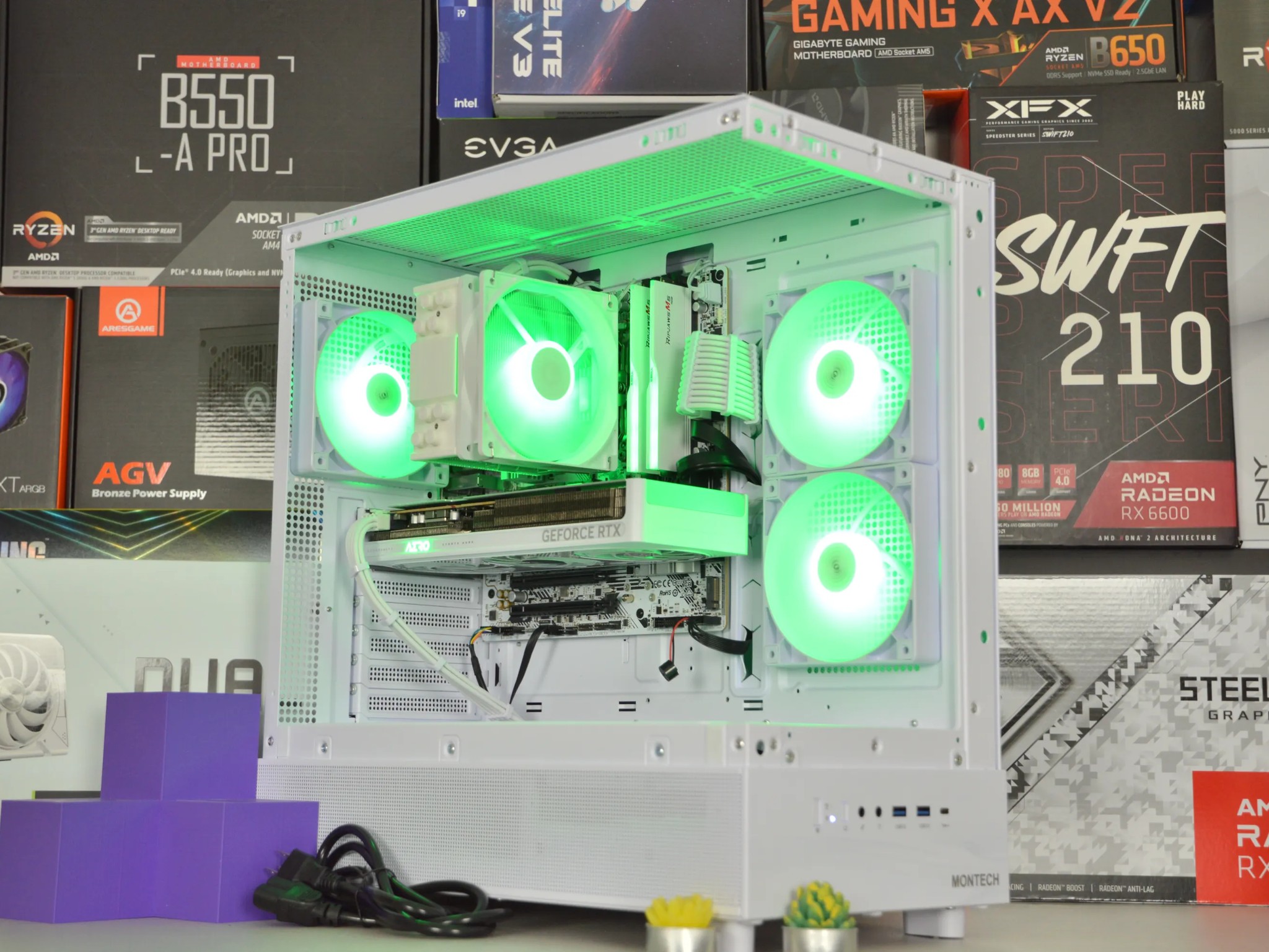 |🌨️White Ocean🌨️| RTX 5060 8GB| Ryzen 5 8400F | 32 GB DDR5 RAM | 1TB NVME SSD |