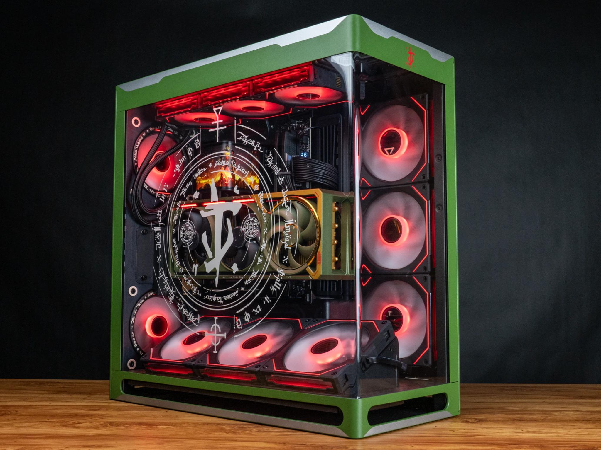 "Hellraiser" - High End Doom Themed Gaming PC - RTX 5080 - Ryzen 7 9800X3D - 64GB RAM - 2TB SSD