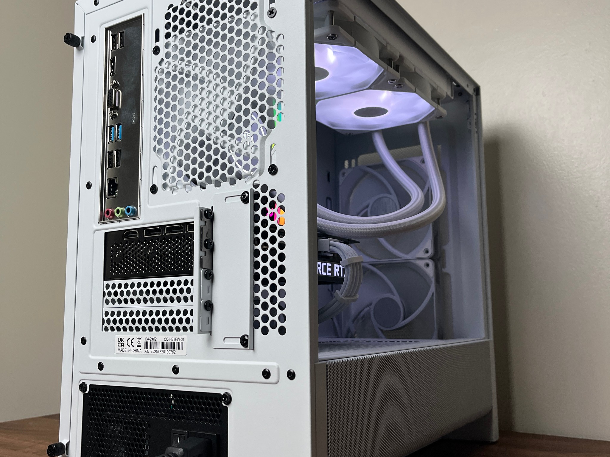 White Gaming Pc | Ryzen 5 5500 | RTX 3060 Ti | DDR4 16GB | 1TB NVMe | Win 11 Pro