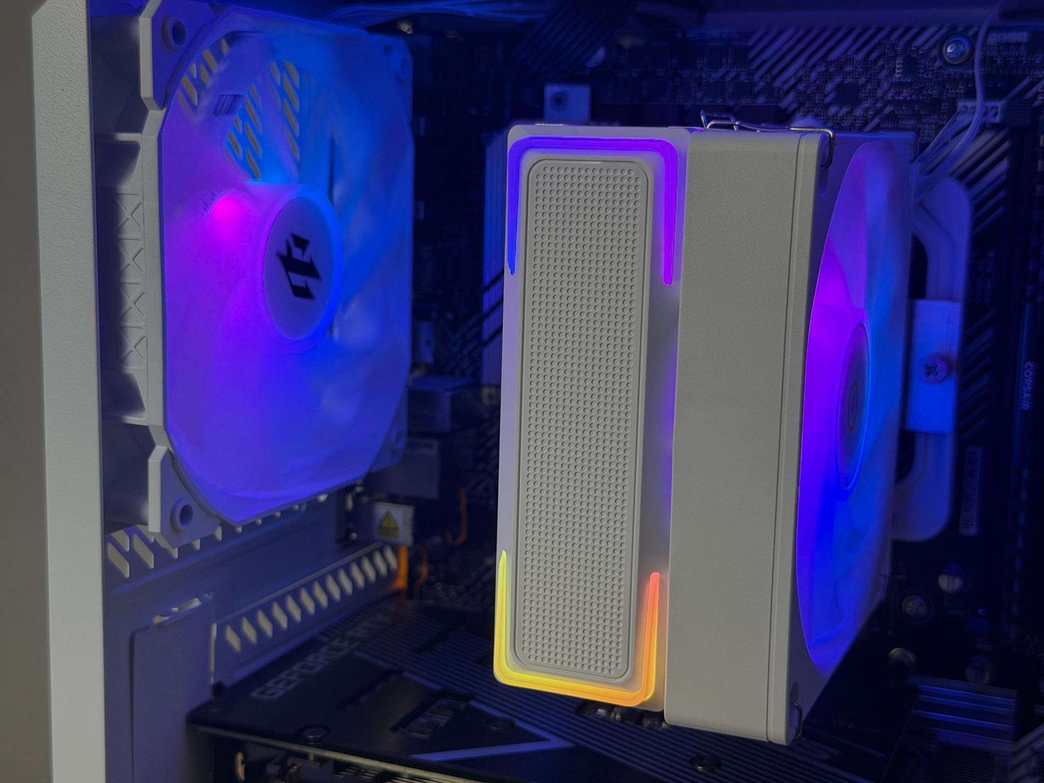 ❄️🧊💎 White Gaming PC -  Ryzen 5 3600 / RTX 3060 Ti / 1TB SSD / 16gb Ram / RGB / Wifi + ...
