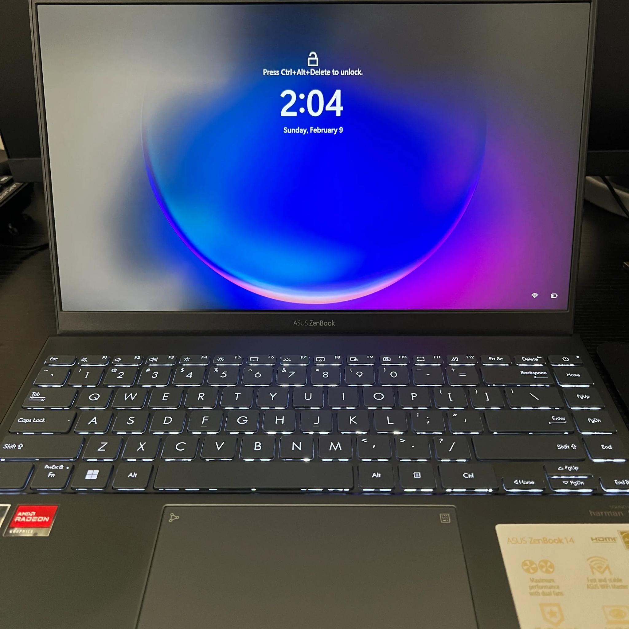 Asus Zenbook 14 AMD Ryzen 5900x 16GB RAM 1TB Gray