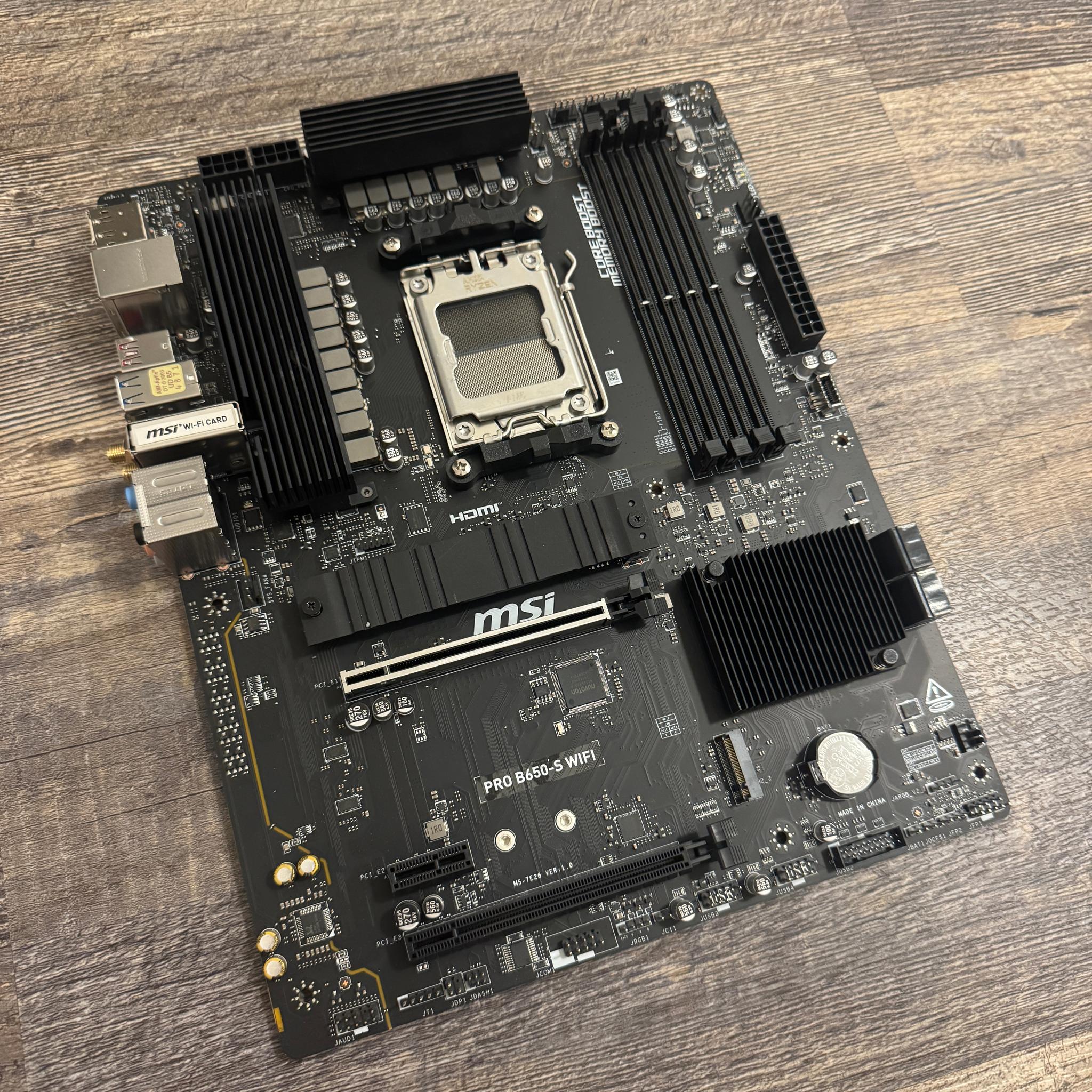 FOR PART - MSI PRO B650-S WIFI - Broken Pins