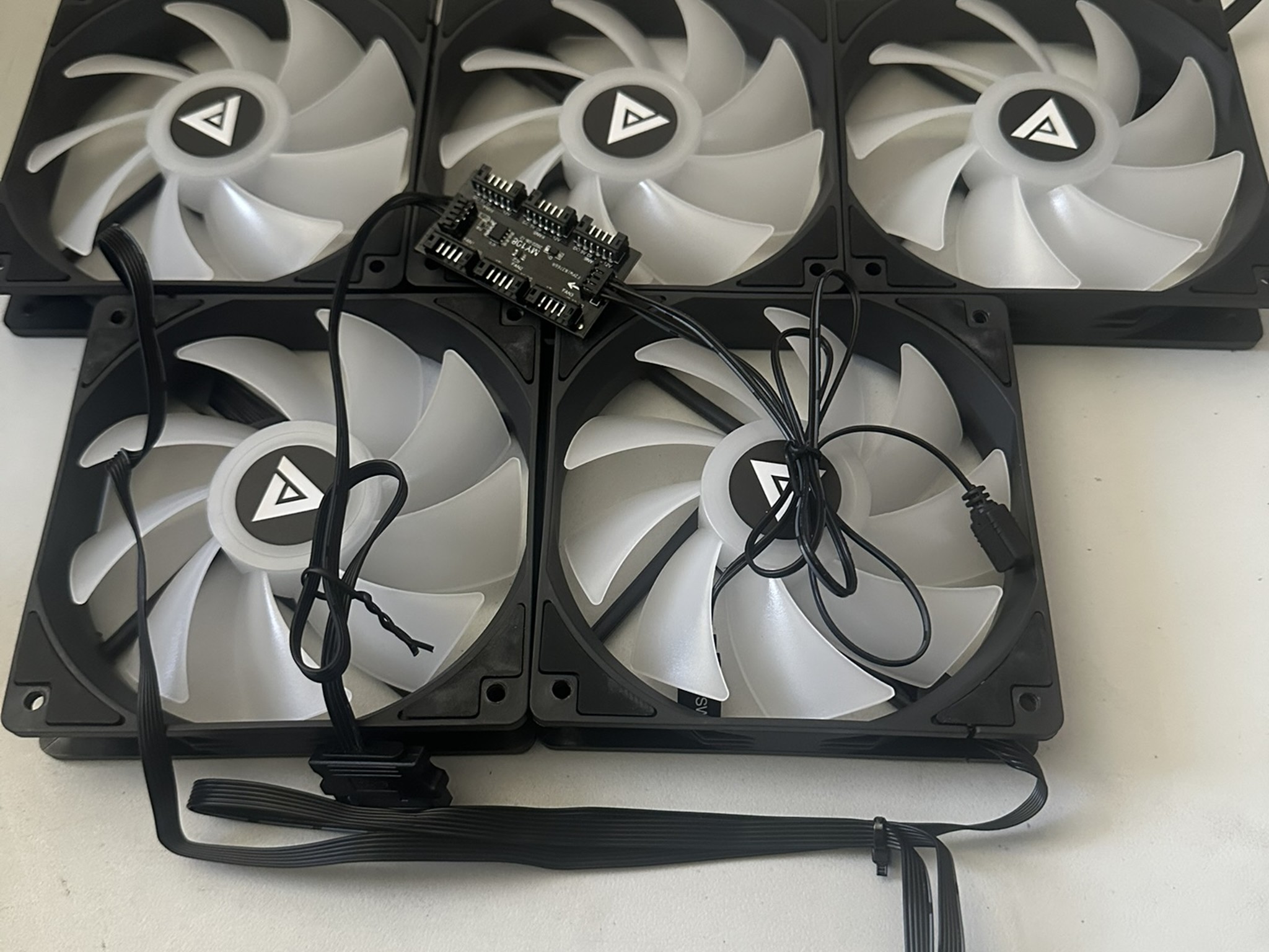 24 PC fans 120mm - mutiple brands - RGB & Non-RGB fans