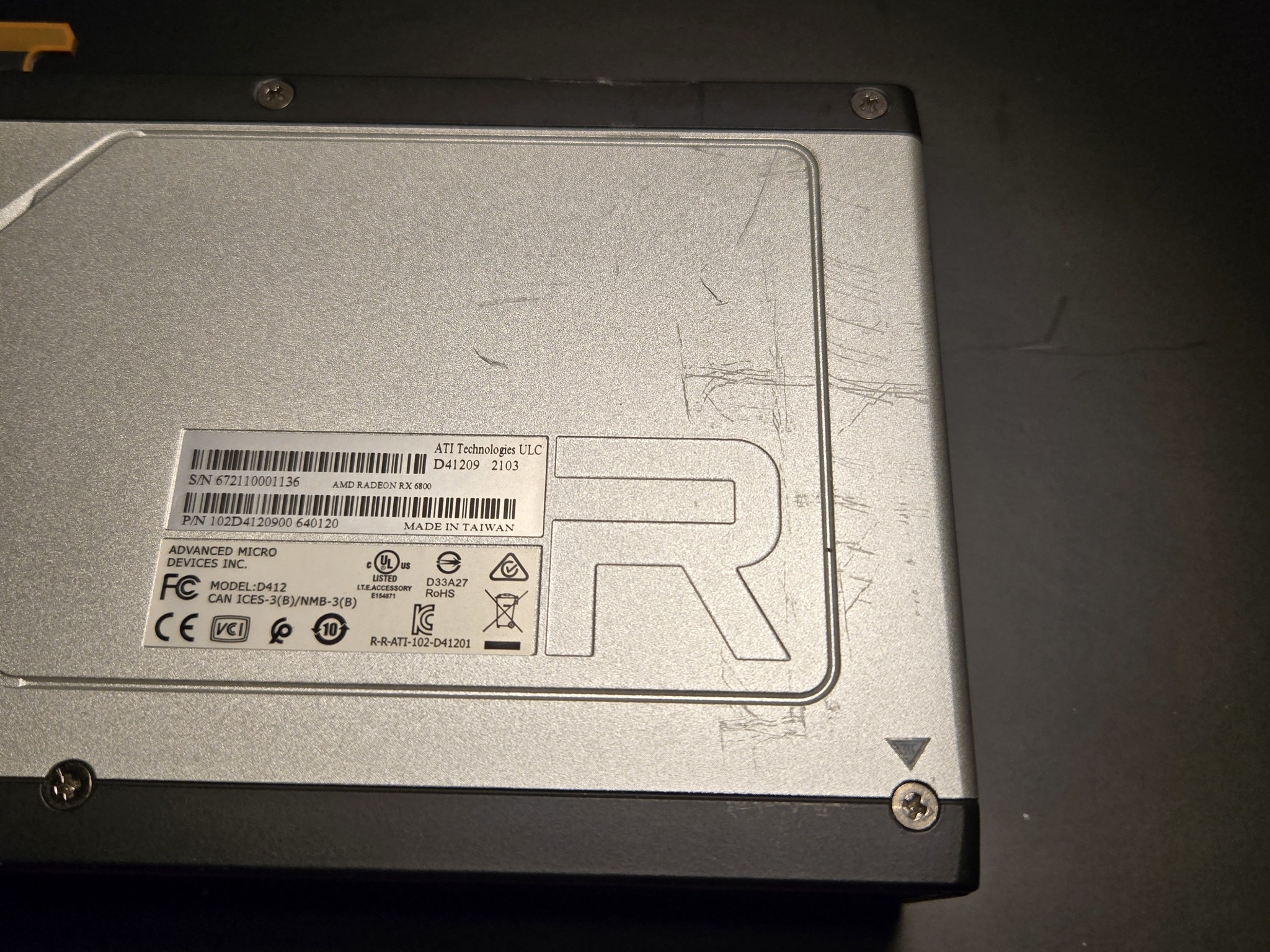 AMD "MBA" / Reference RX 6800 16GB