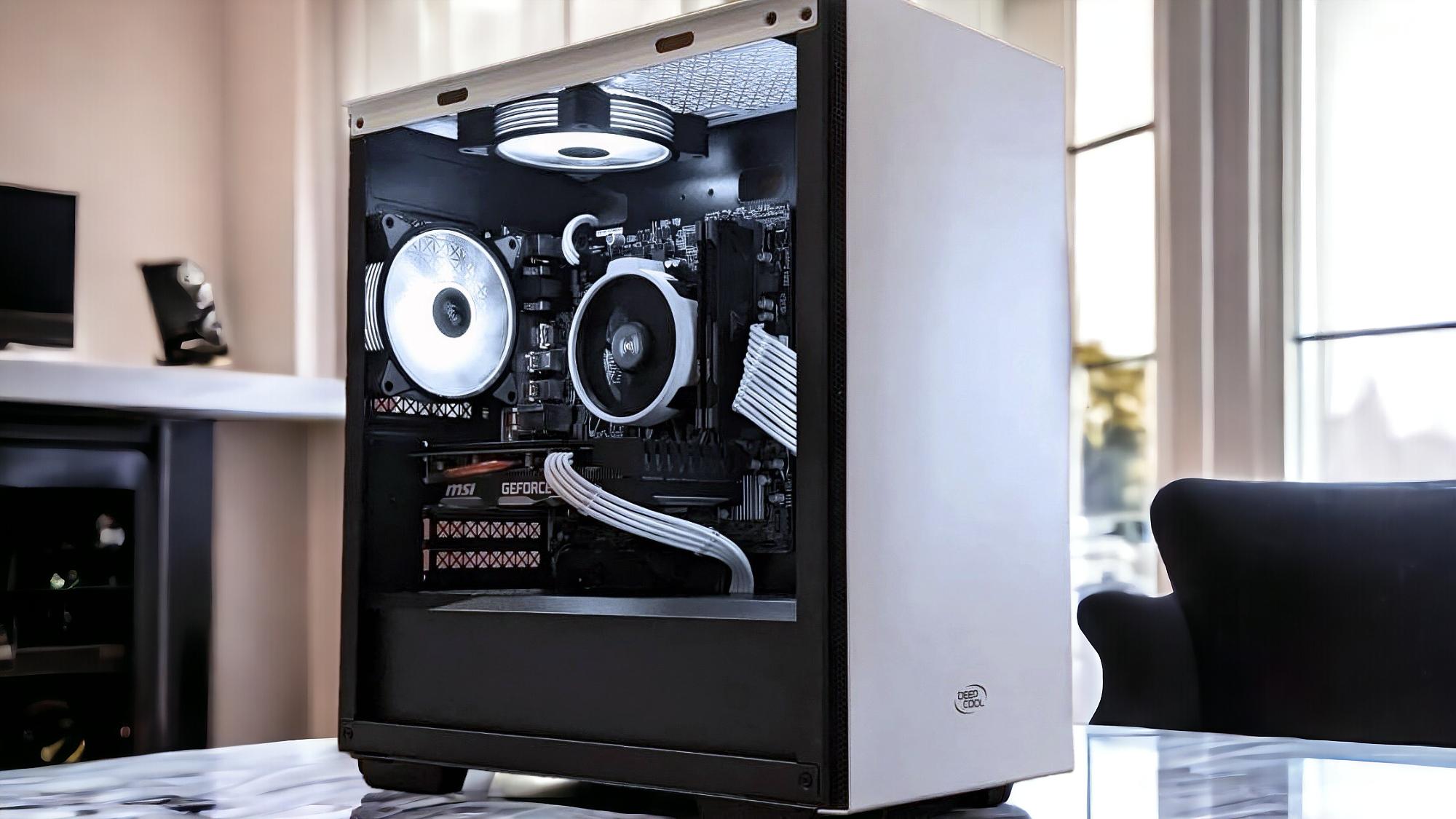 WHITE - AMD Wraith Stealth Socket AM4/AM5 4-Pin Custom Painted Stock Cooler (Multiple Qty Available)