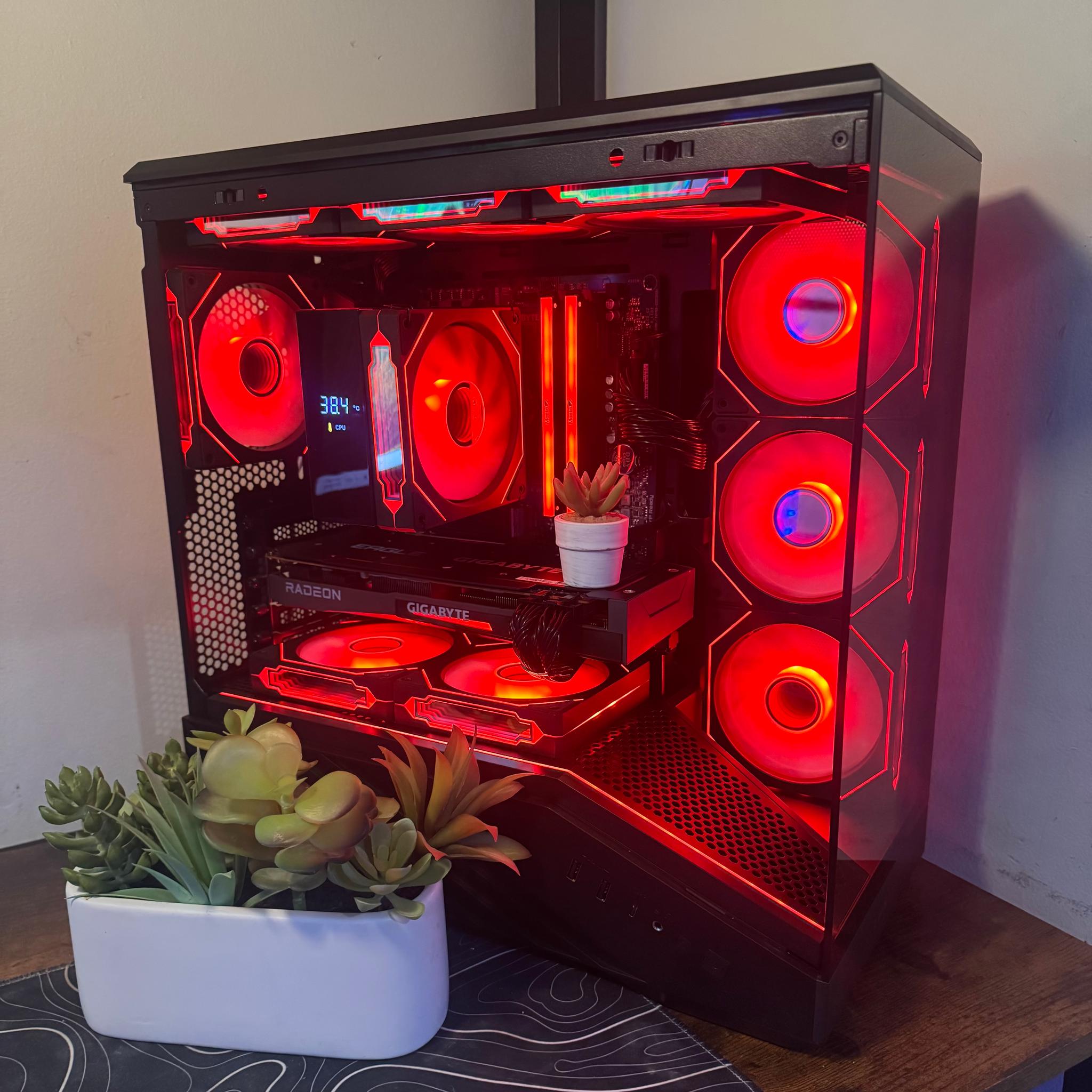❤️ Team Red Showcase PC ❤️ - Ryzen 5 5500 | RX 6700 XT 12GB | 32GB DDR4 3200 | 1TB Toshiba M.2 SSD