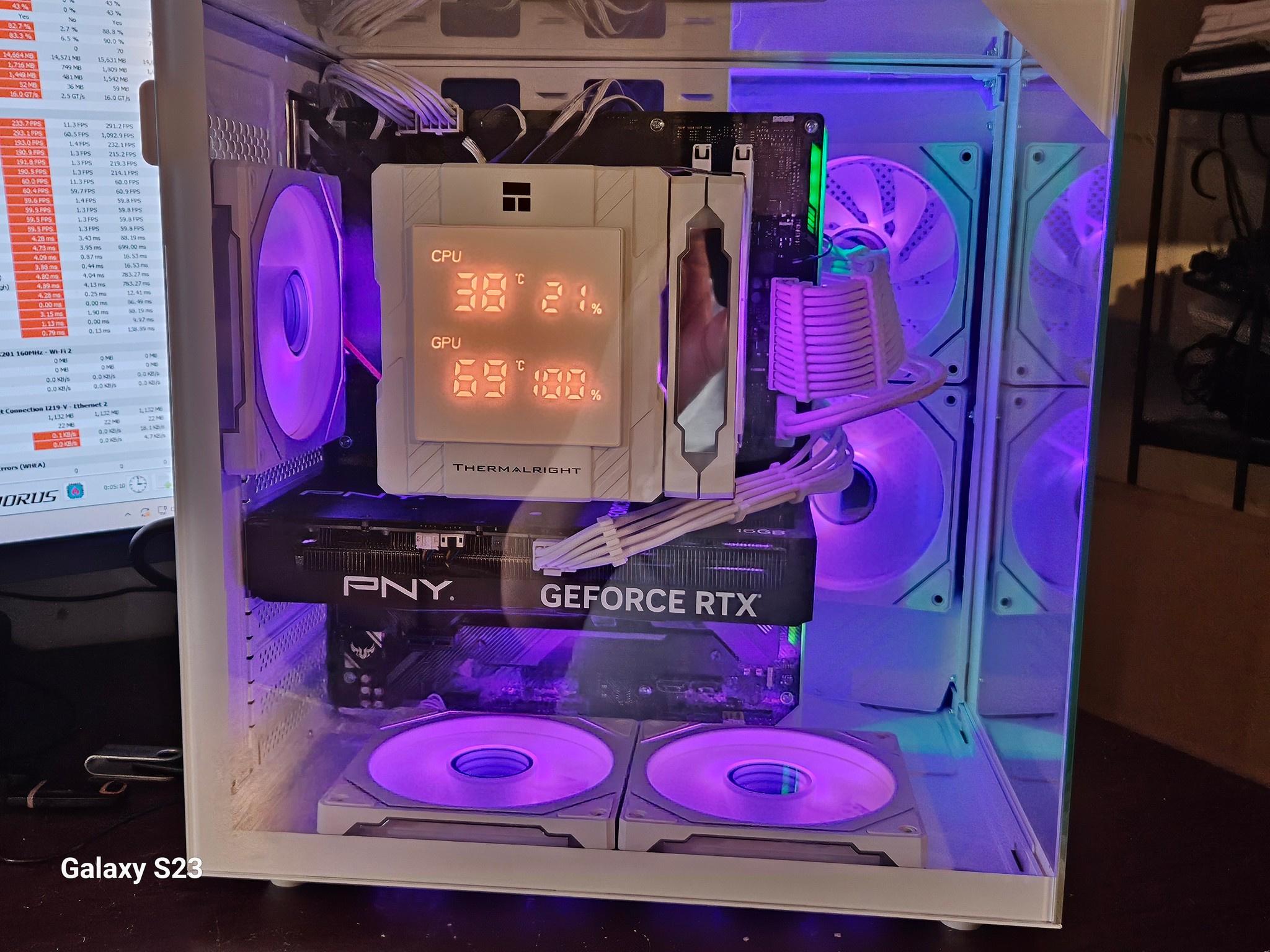 🚀 White RGB Gaming PC | RTX 4060 Ti 16GB | Intel i5-11600KF | 32GB RAM | 1TB NVMe | WiFi