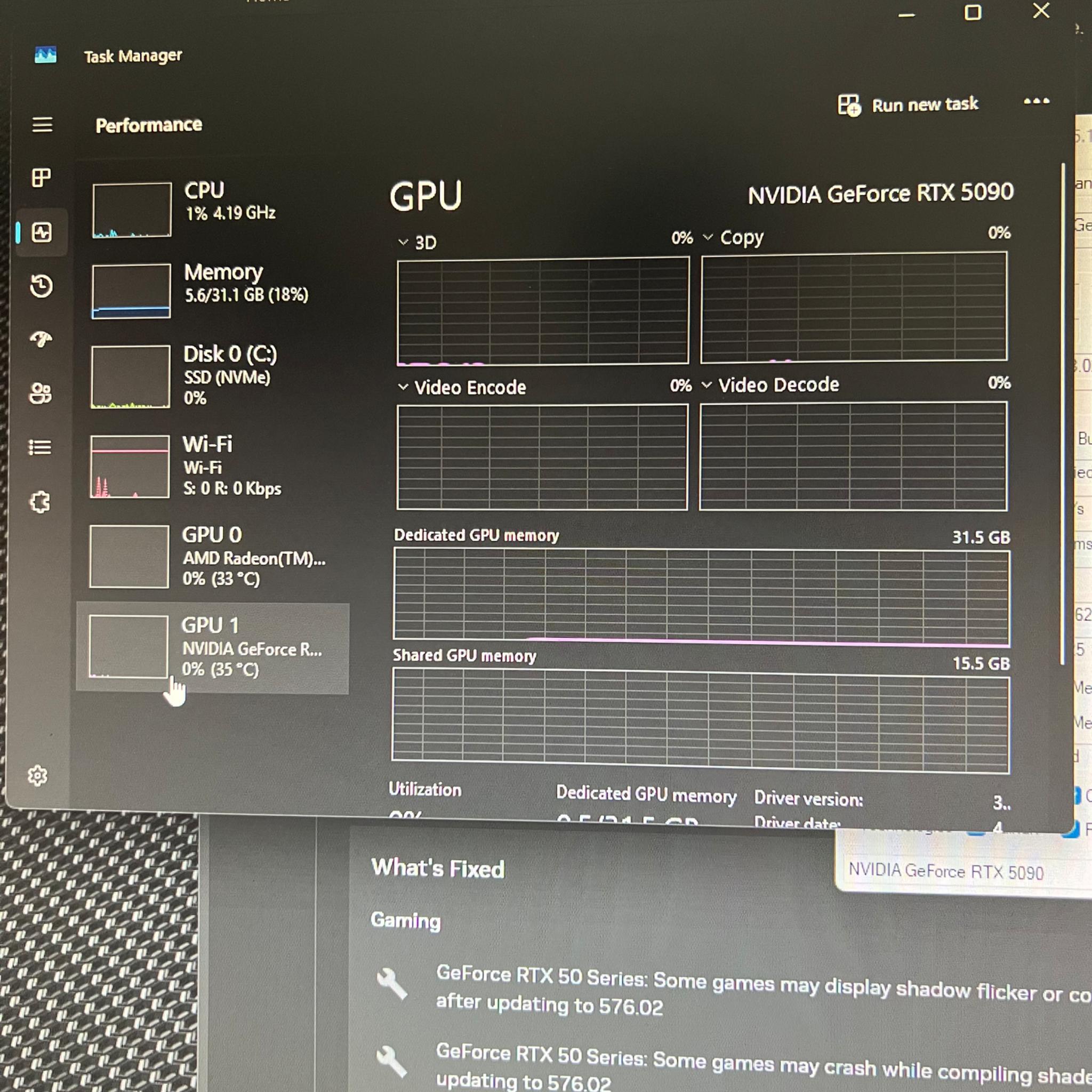 RTX 5090/9800x3D PC