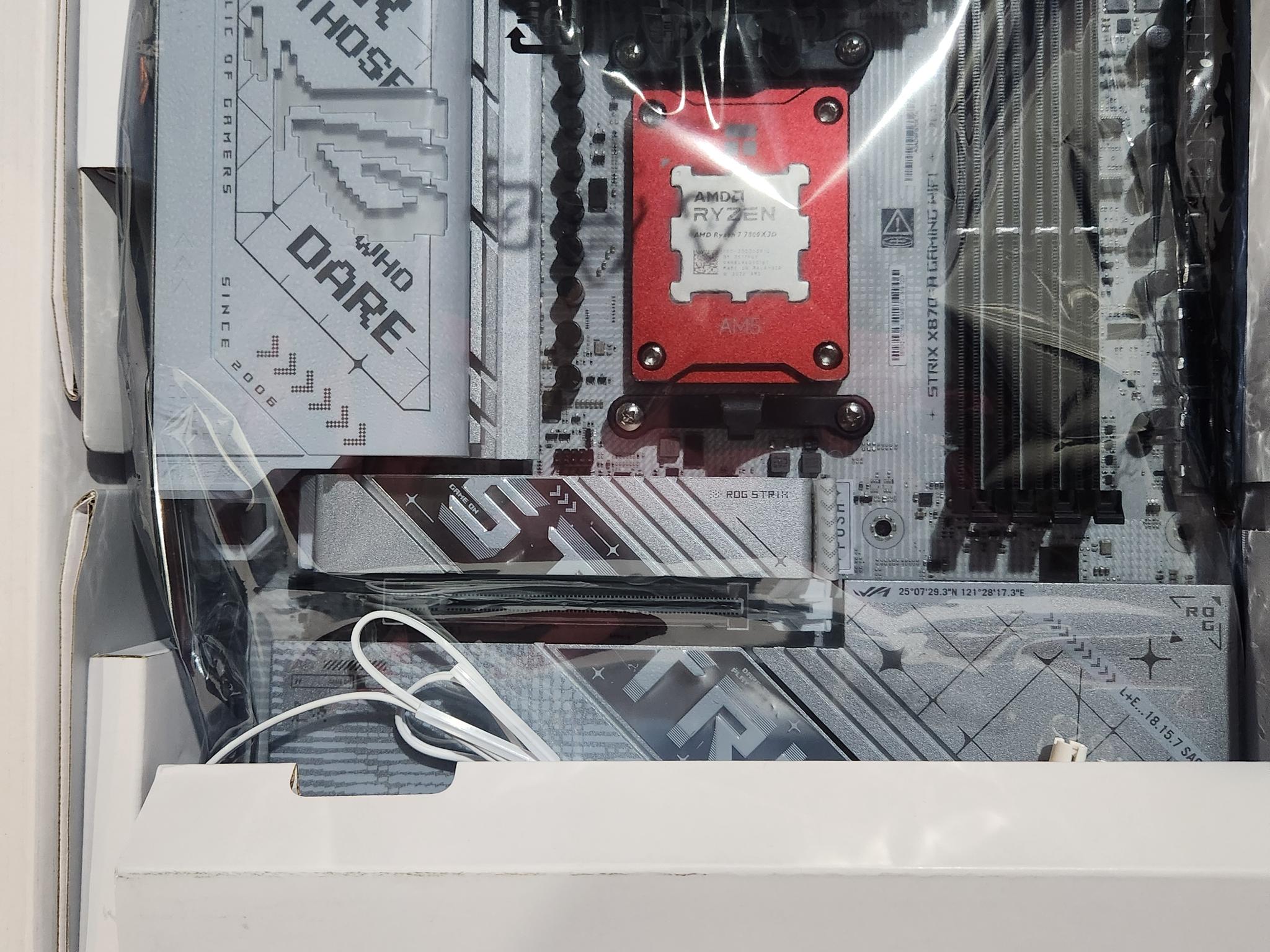 ASUS ROG STRIX X870-A MOTHERBOARD, CPU AND RAM COMBO