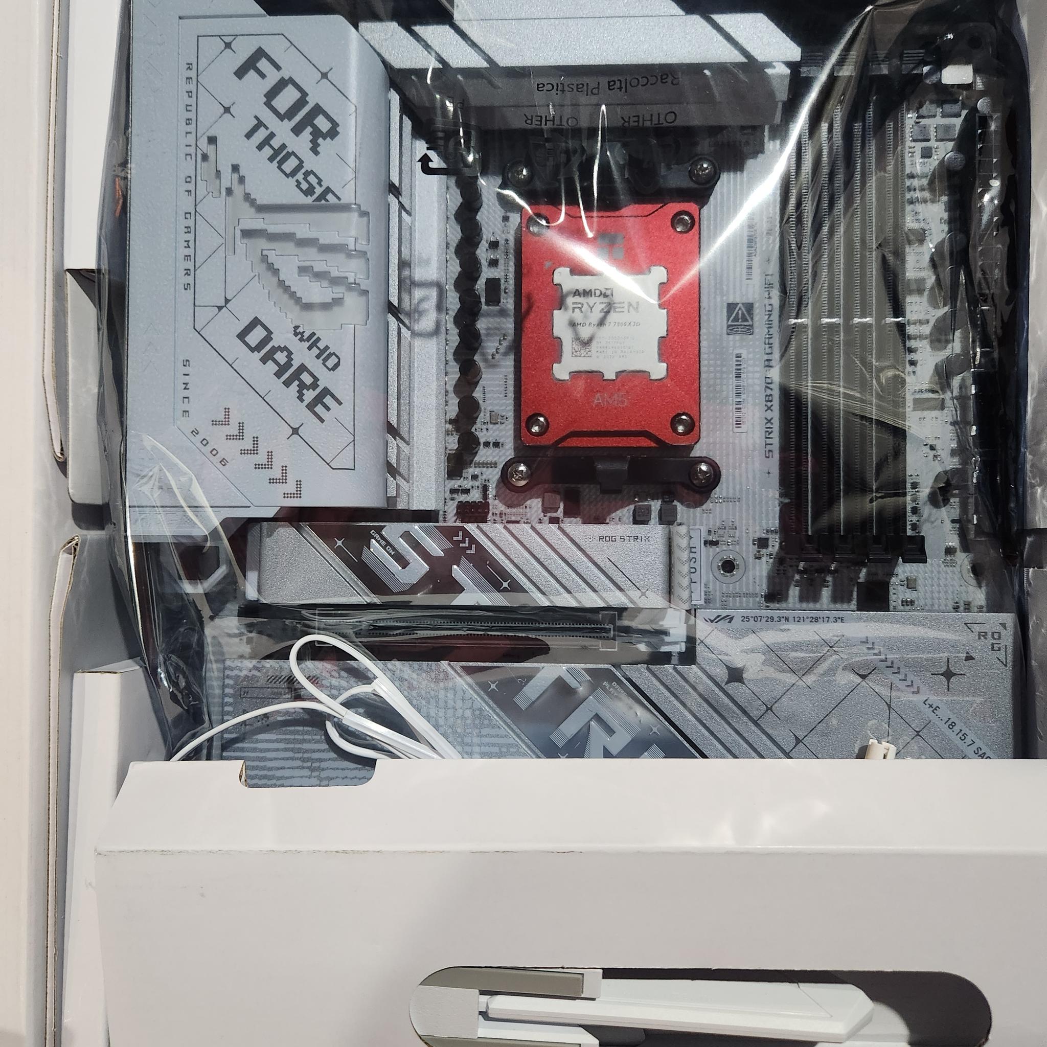 ASUS ROG STRIX X870-A MOTHERBOARD, CPU AND RAM COMBO