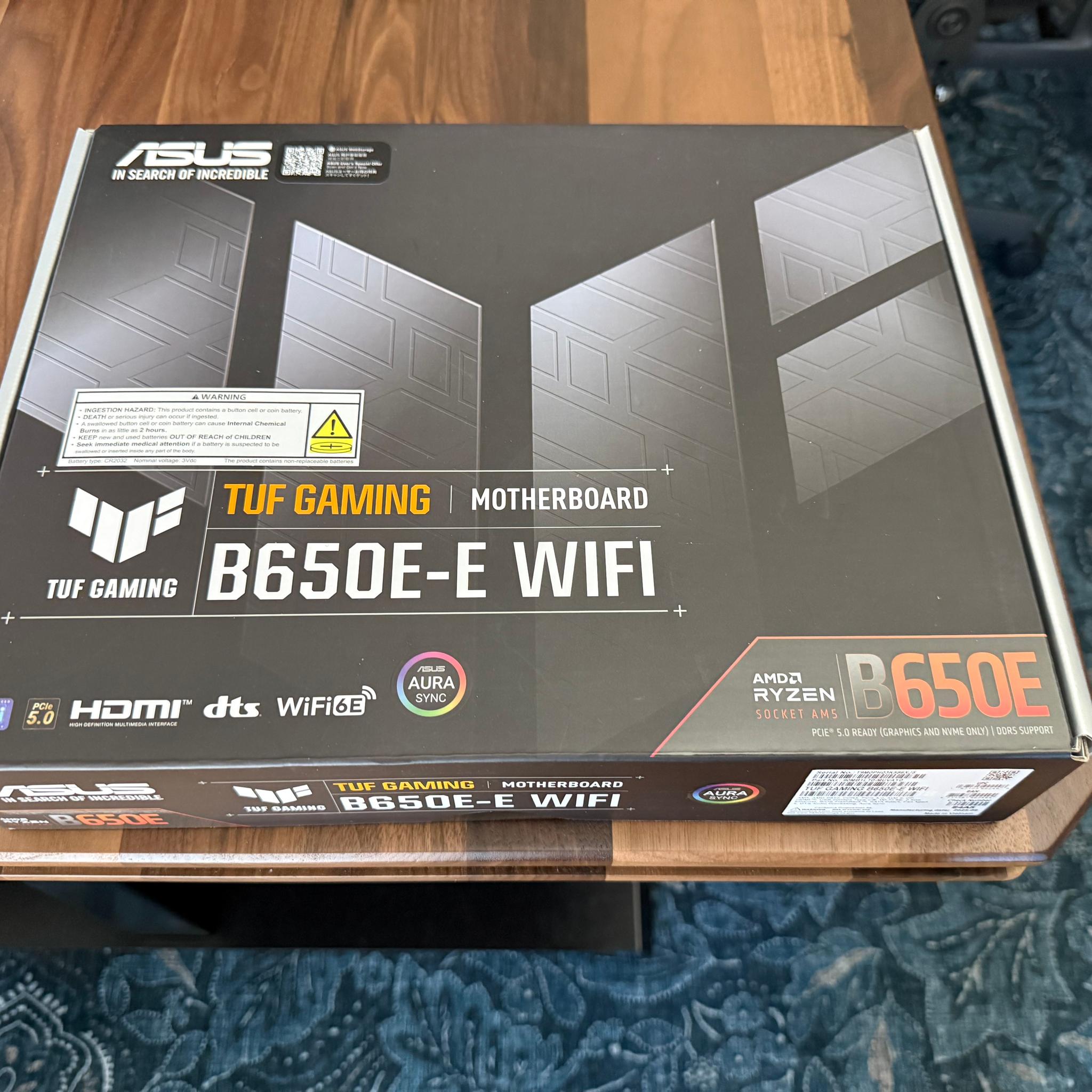 NIB | Asus TUF B650E-E Wifi AM5 Motherboard