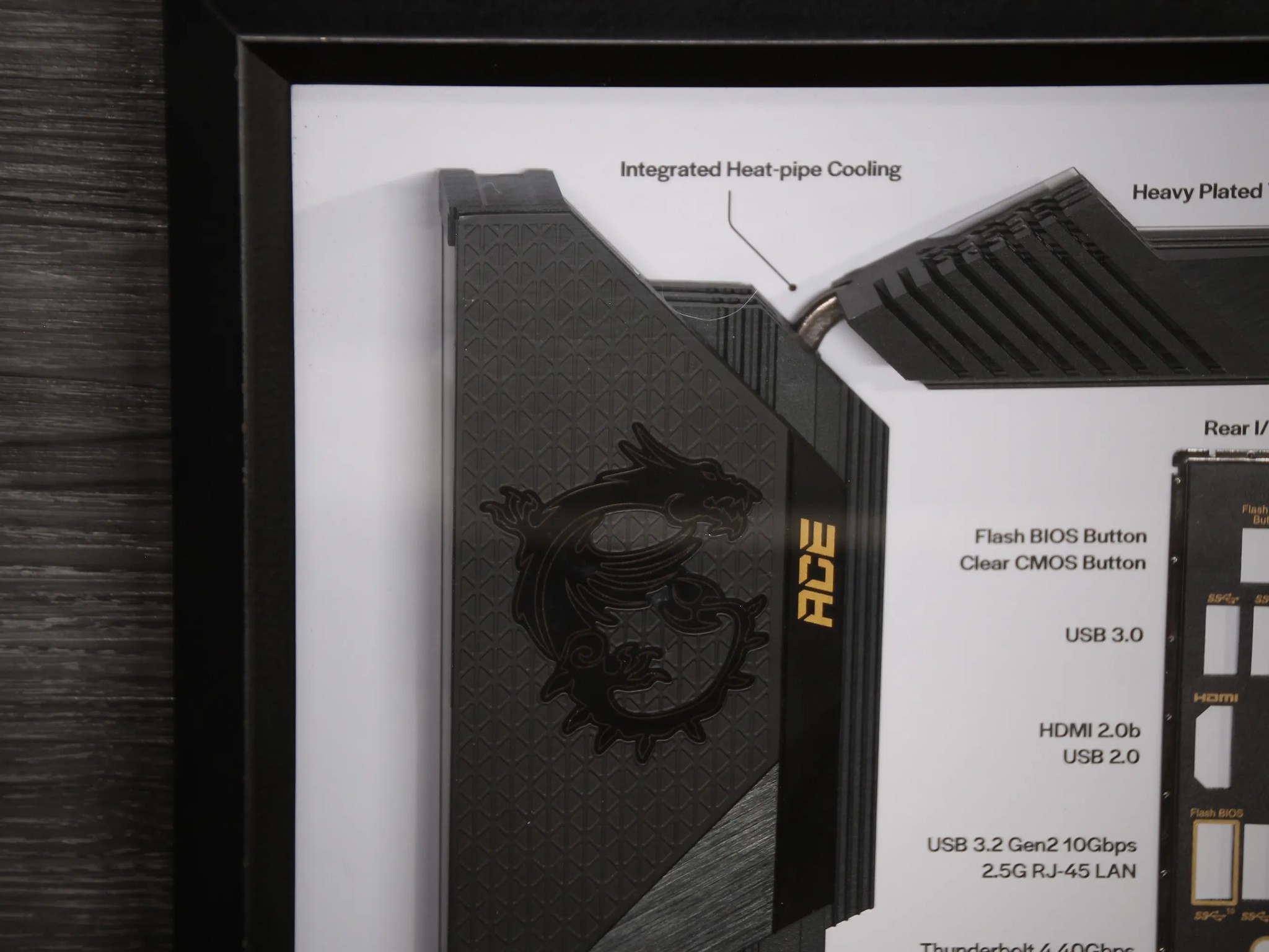 MSI MEG Z590 ACE // Framed Motherboard Wall Art