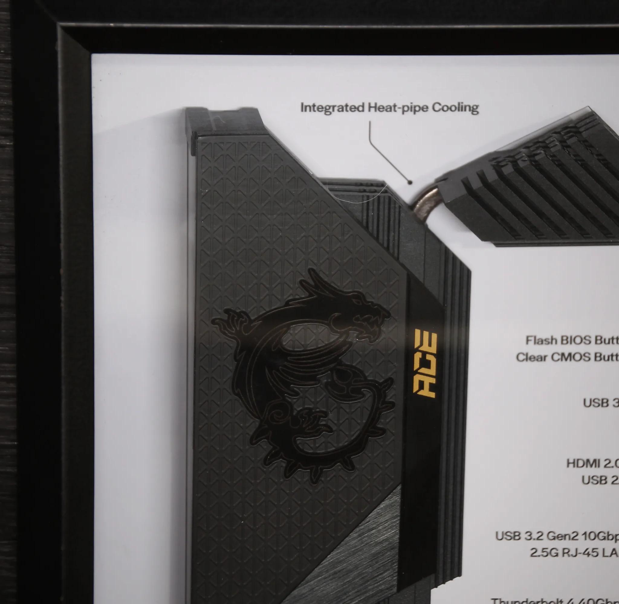 MSI MEG Z590 ACE // Framed Motherboard Wall Art