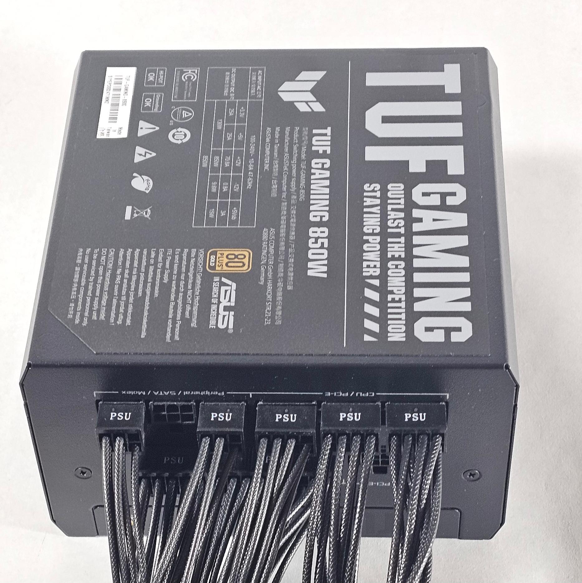 850 Watt PSU TUF Gaming 850W 80+ GOLD ATX Power Supply