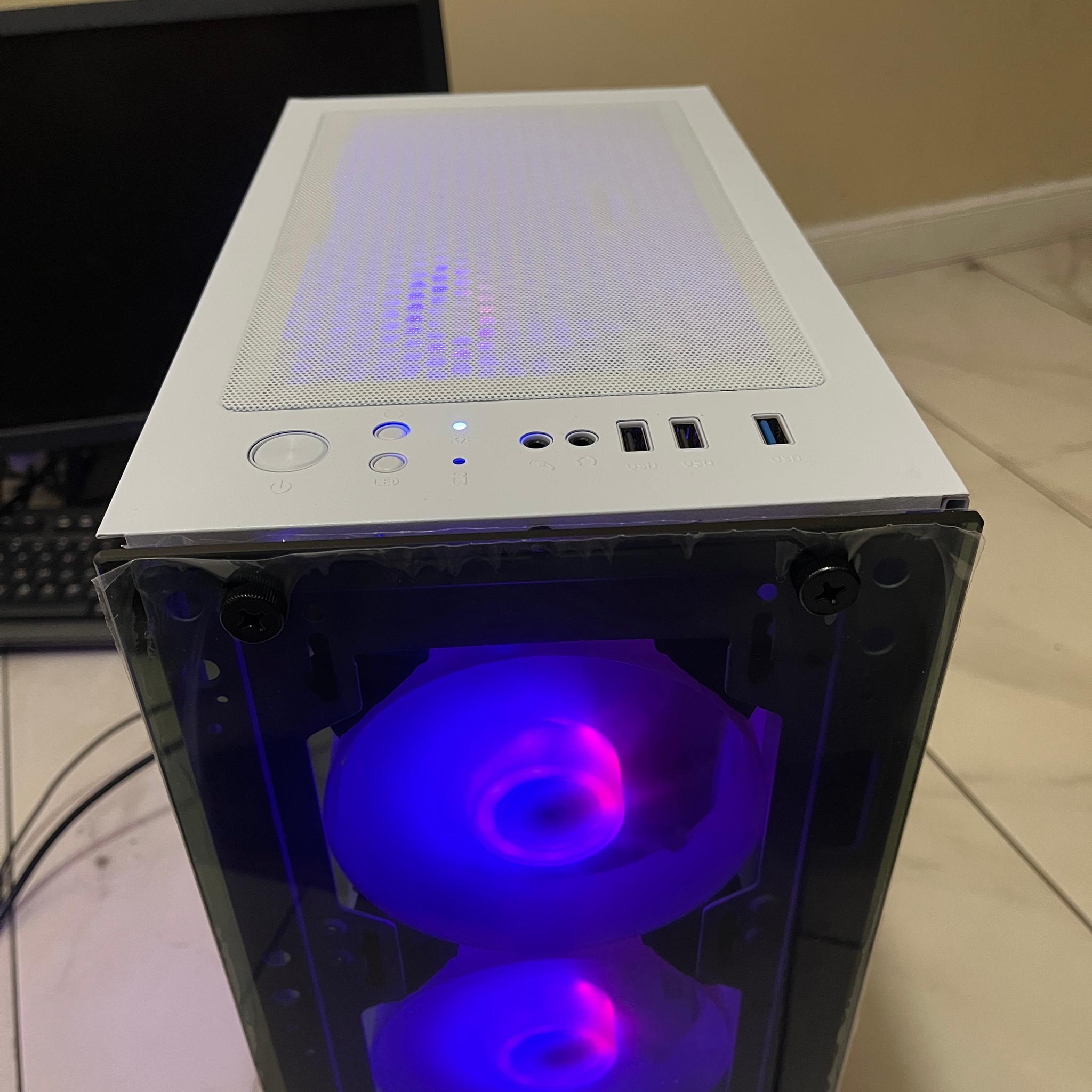 🟠🔥NVIDIA RTX 3060 Ti, Intel i5-10400, 16GB RAM, 1TB SSD, High Performance RGB Gaming PC w/ Remote