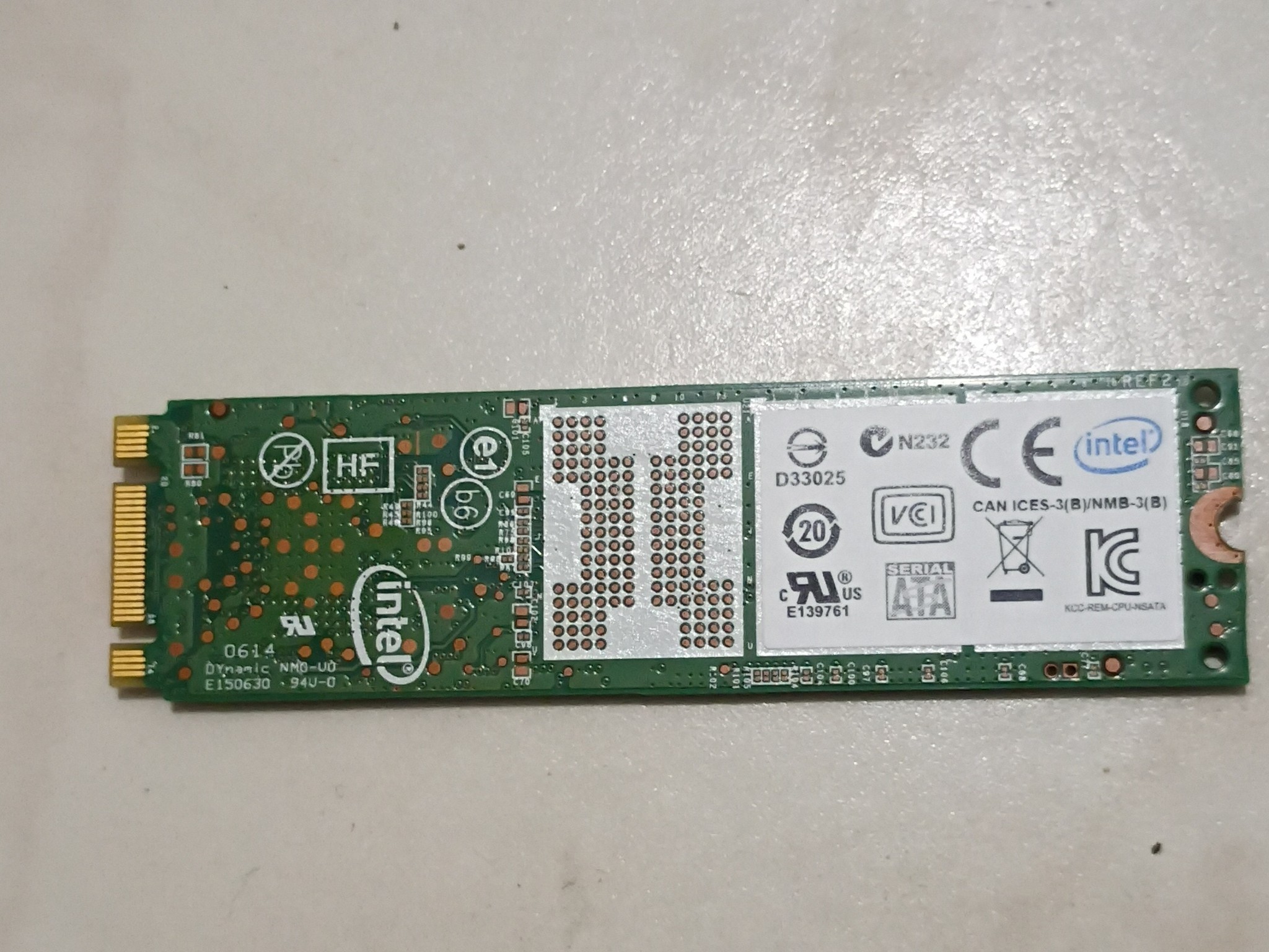 Intel Pro 1500 Series 180GB M.2 SATA SSD