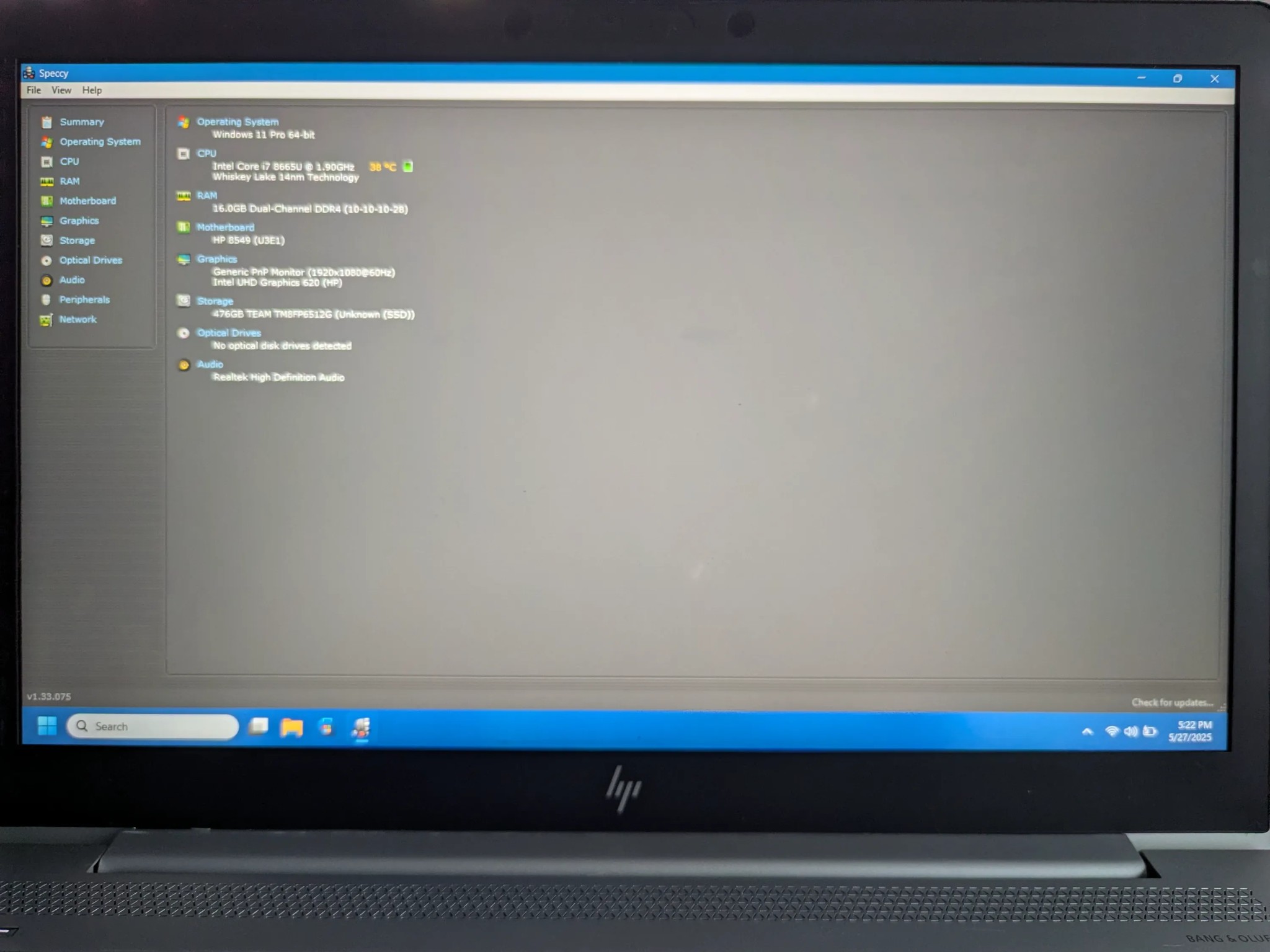 HP Elitebook 850 G6 15.6 inch Laptop With Docking Station