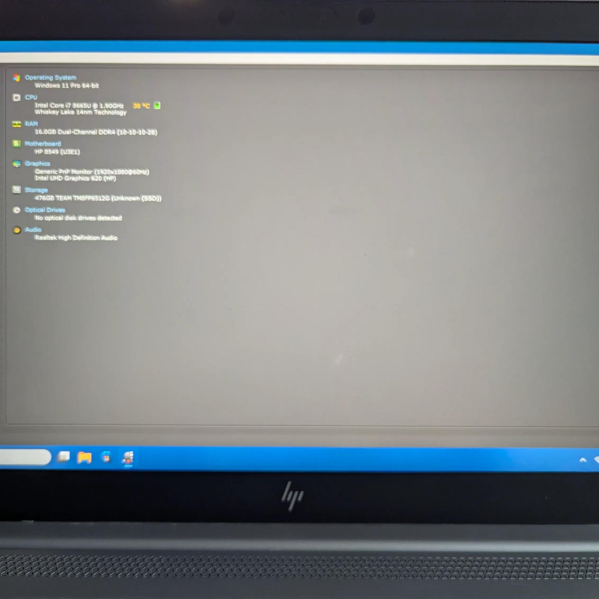 HP Elitebook 850 G6 15.6 inch Laptop With Docking Station