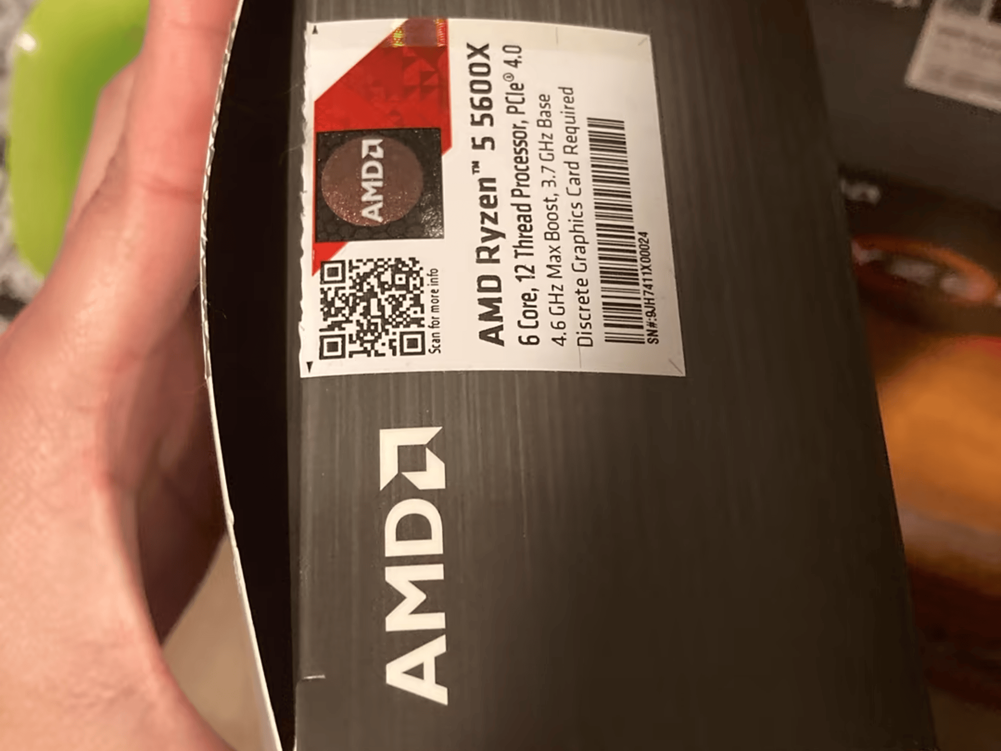 Open Box 5600x and Stock Cooler