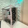CyberPower White ATX PC Case – Bad Condition (As-Is)