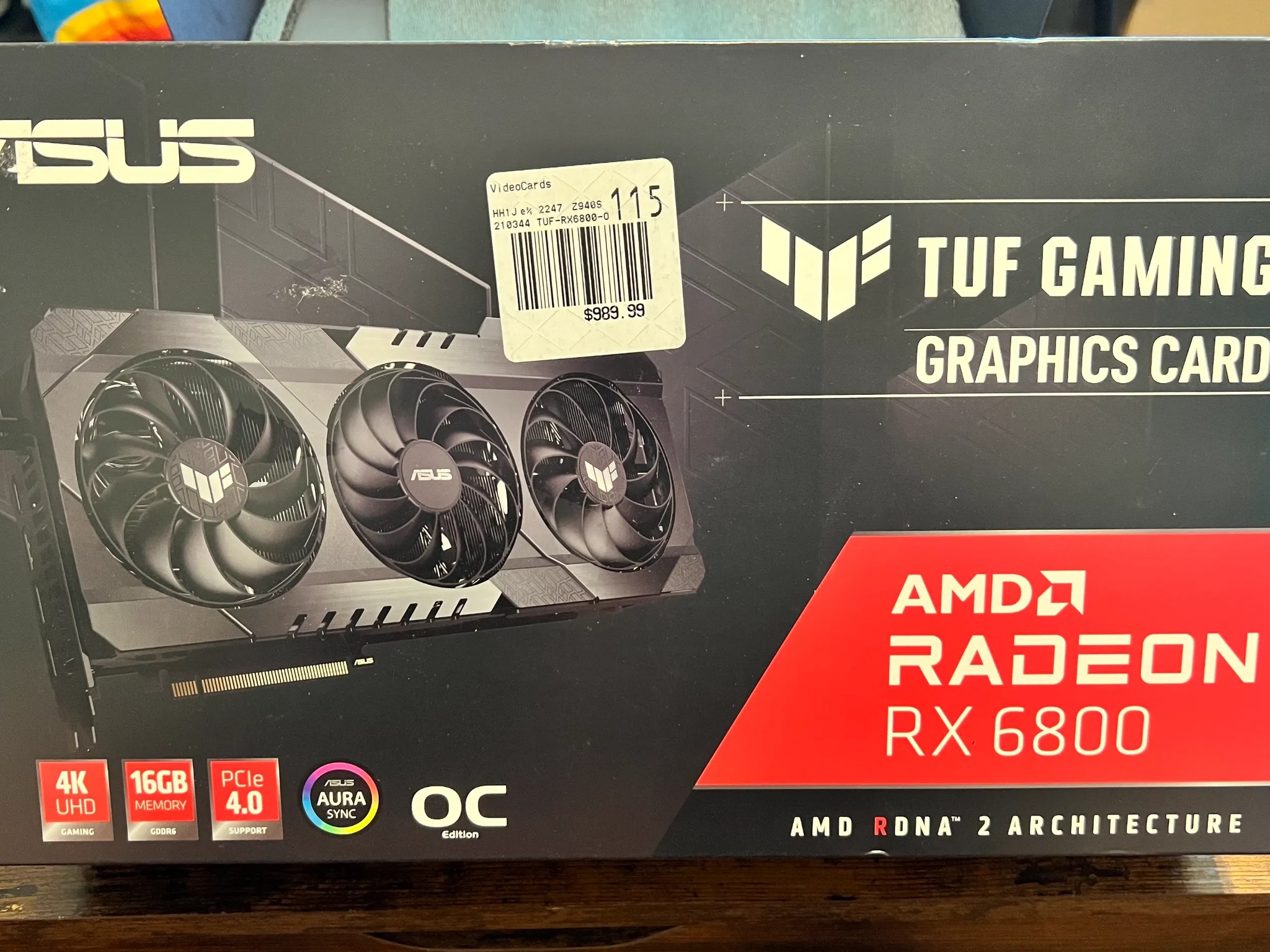 ASUS Radeon RX 6800 TUF Gaming