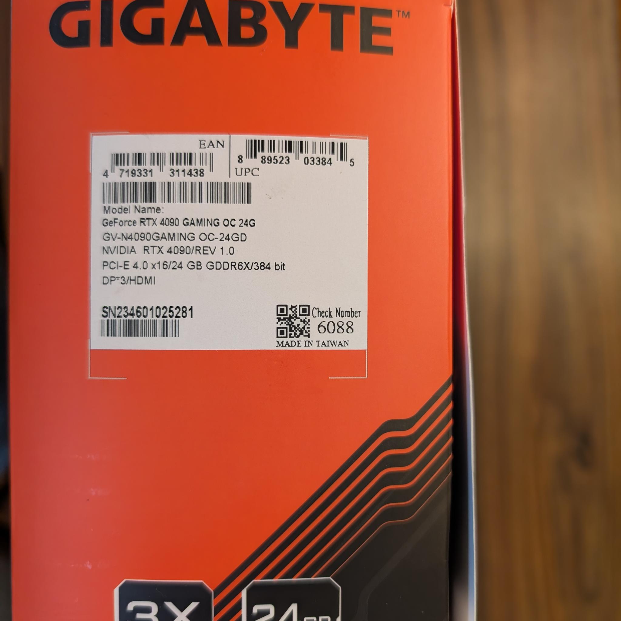 Gigabyte GAMING OC GeForce RTX 4090