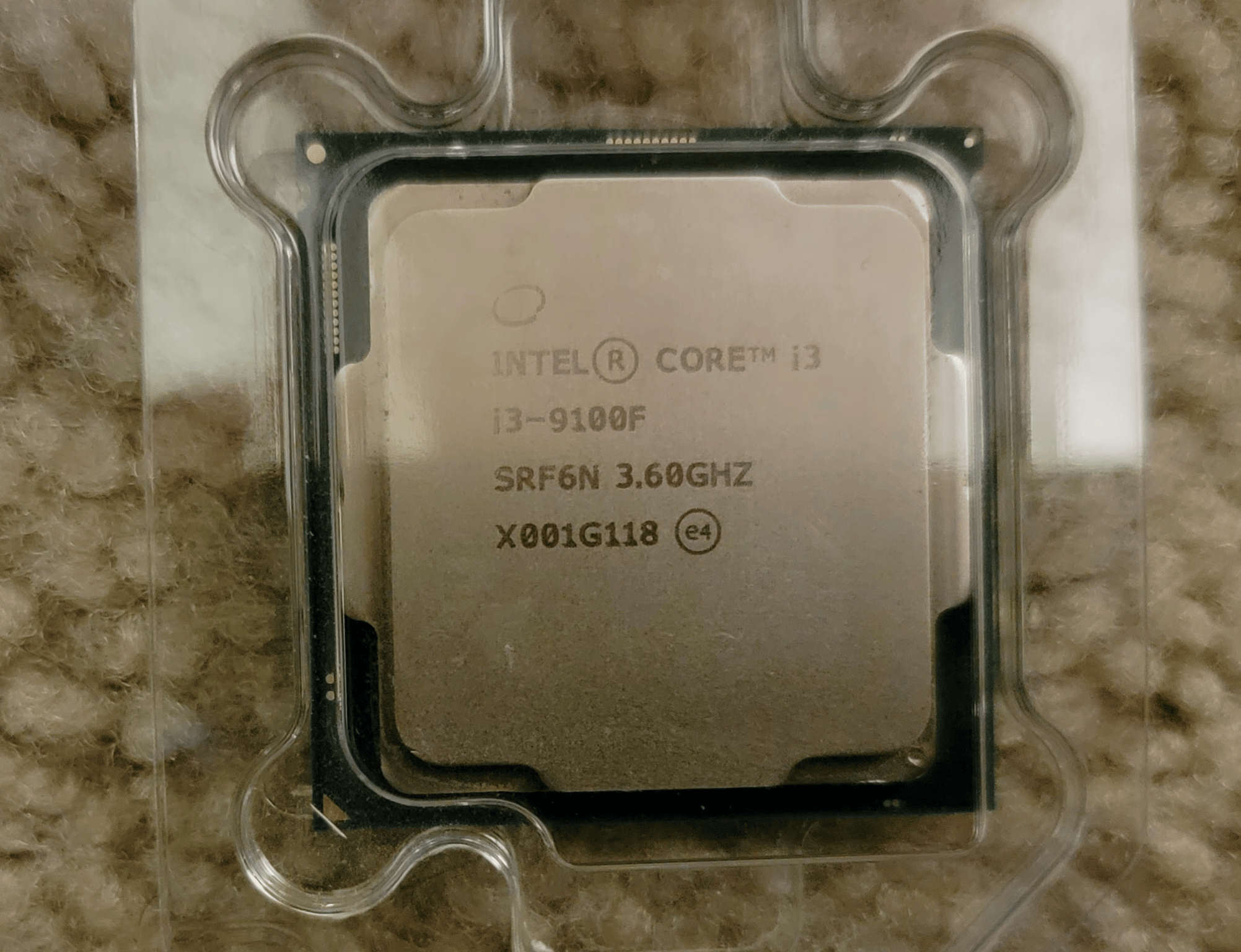 Intel Core i3-9100F Quad-Core LGA1151 Socket Excellent Condition With Cooler and Original Box