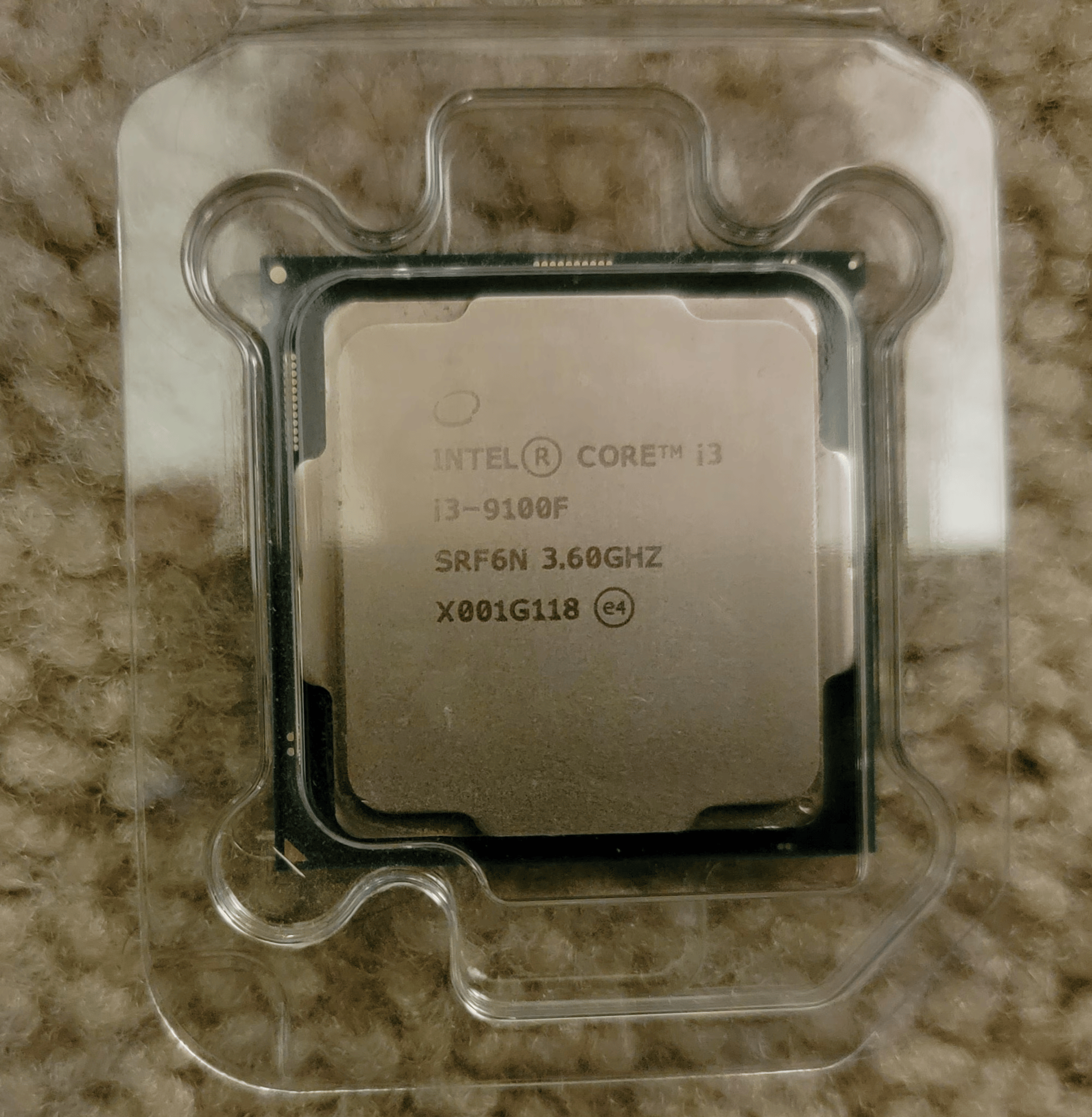 Intel Core i3-9100F Quad-Core LGA1151 Socket Excellent Condition With Cooler and Original Box