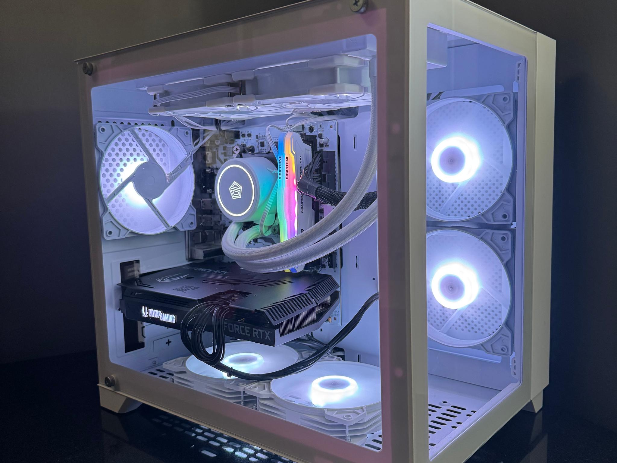 1440p-1080p White Gaming PC | RTX 3070 8GB Ryzen 7 5700x3D 32GB DDR4 |