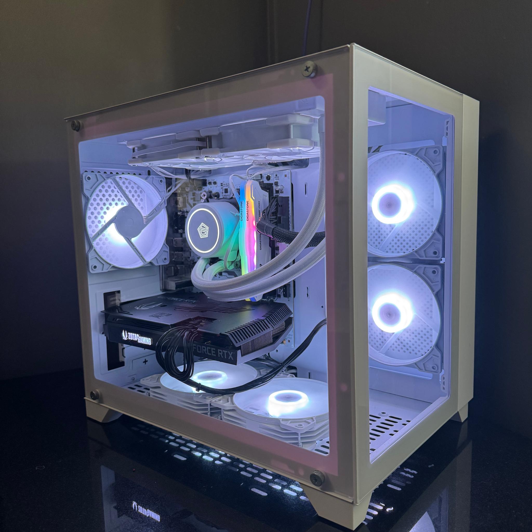 1440p-1080p White Gaming PC | RTX 3070 8GB Ryzen 7 5700x3D 32GB DDR4 |