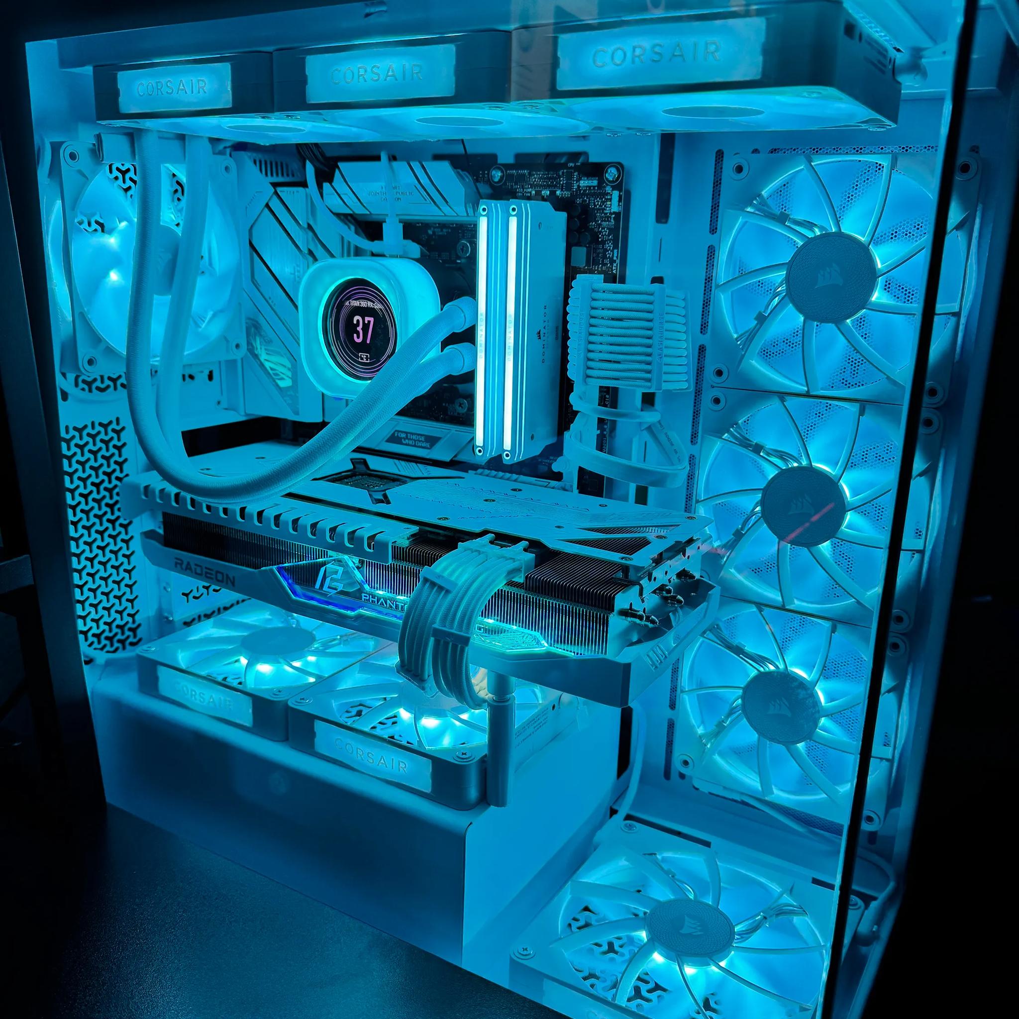 4K | 7800X3D - Frosted Powerhouse *No GPU*