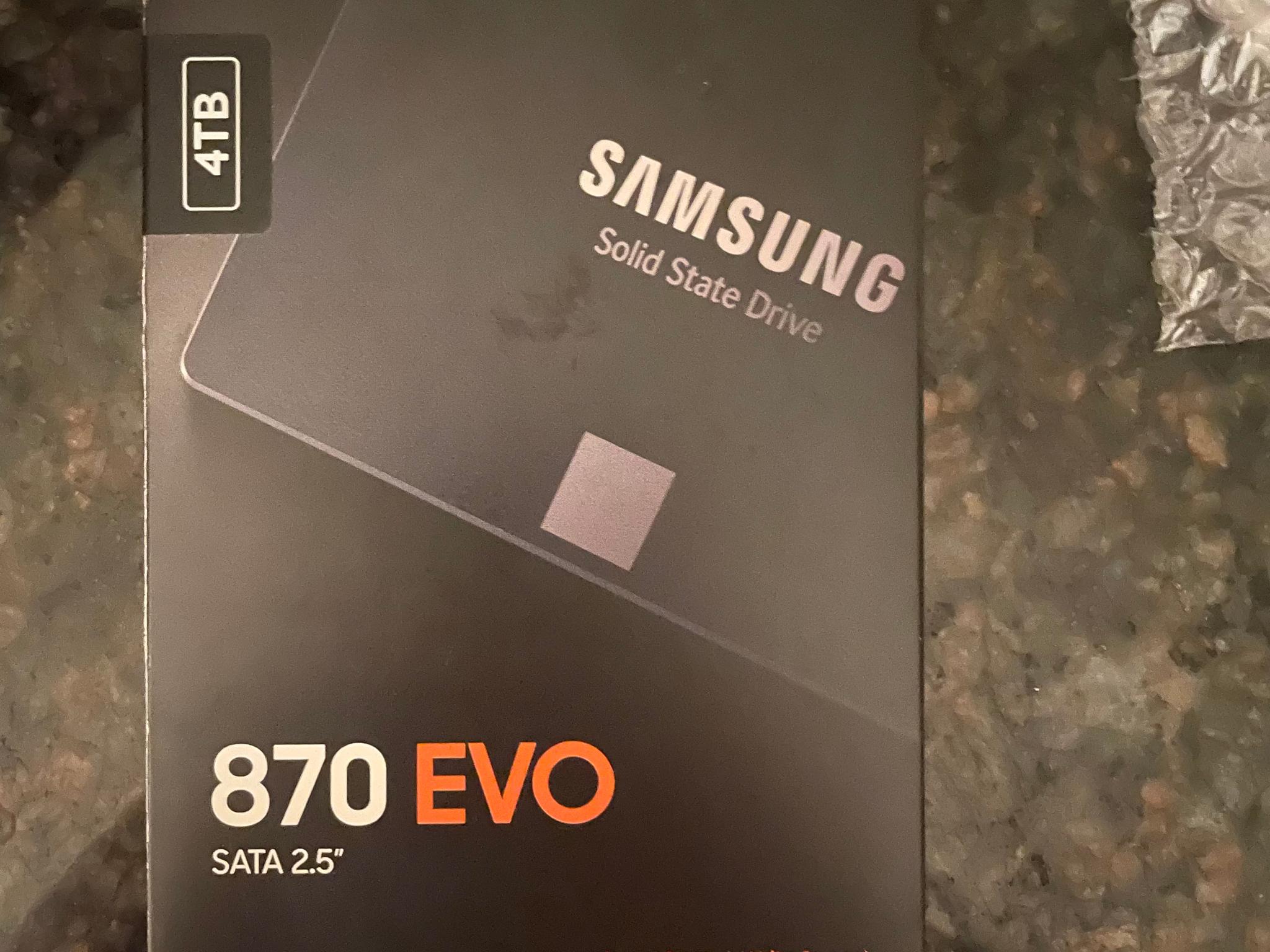 For sale: Brand new!Never Opened! Samsung 870 EVO 4TB SATA2.5 SSD! 300 below Samsung Price!