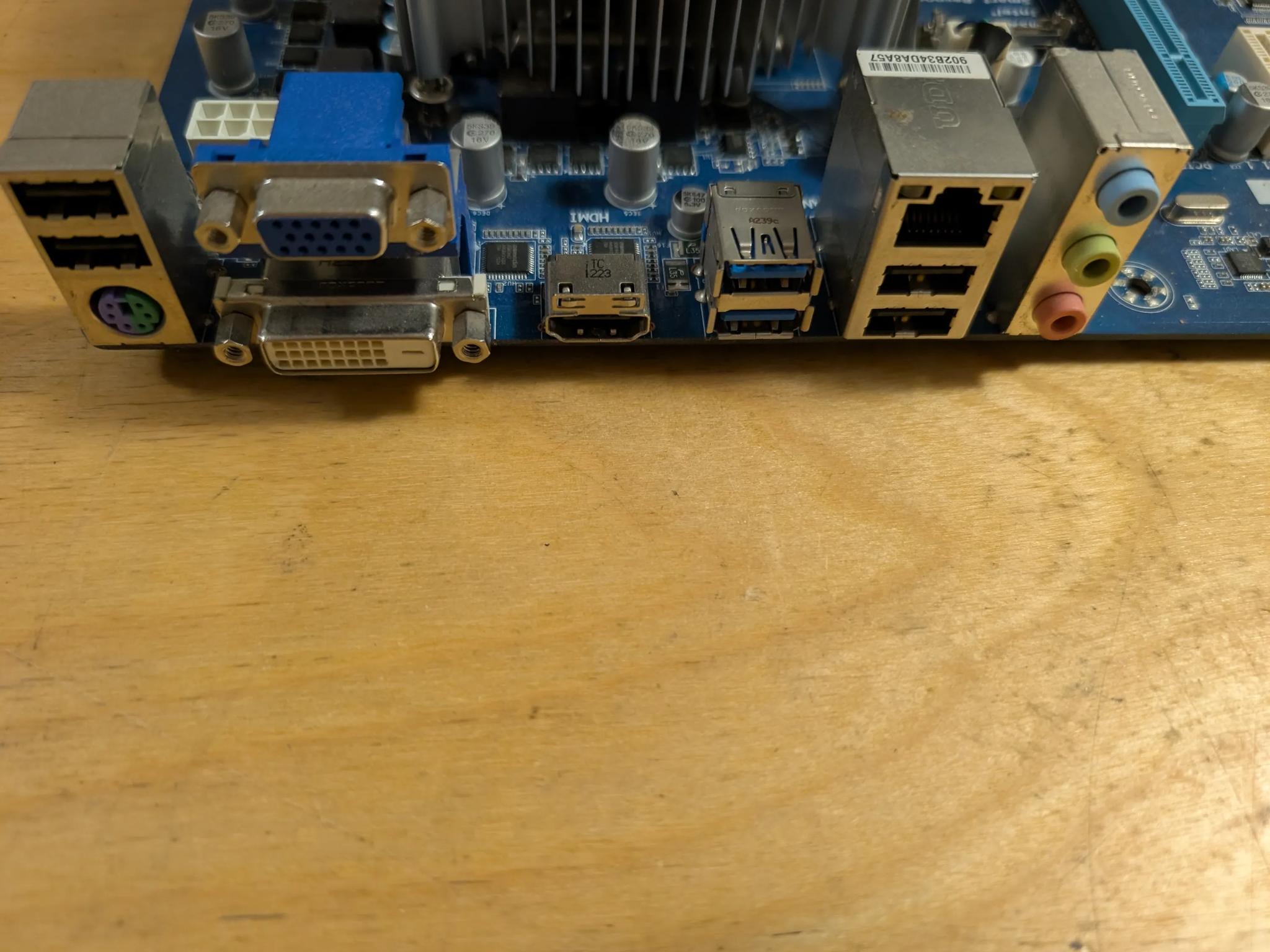 Intel core i3 / Z77 motherboard / 16GB DDR3