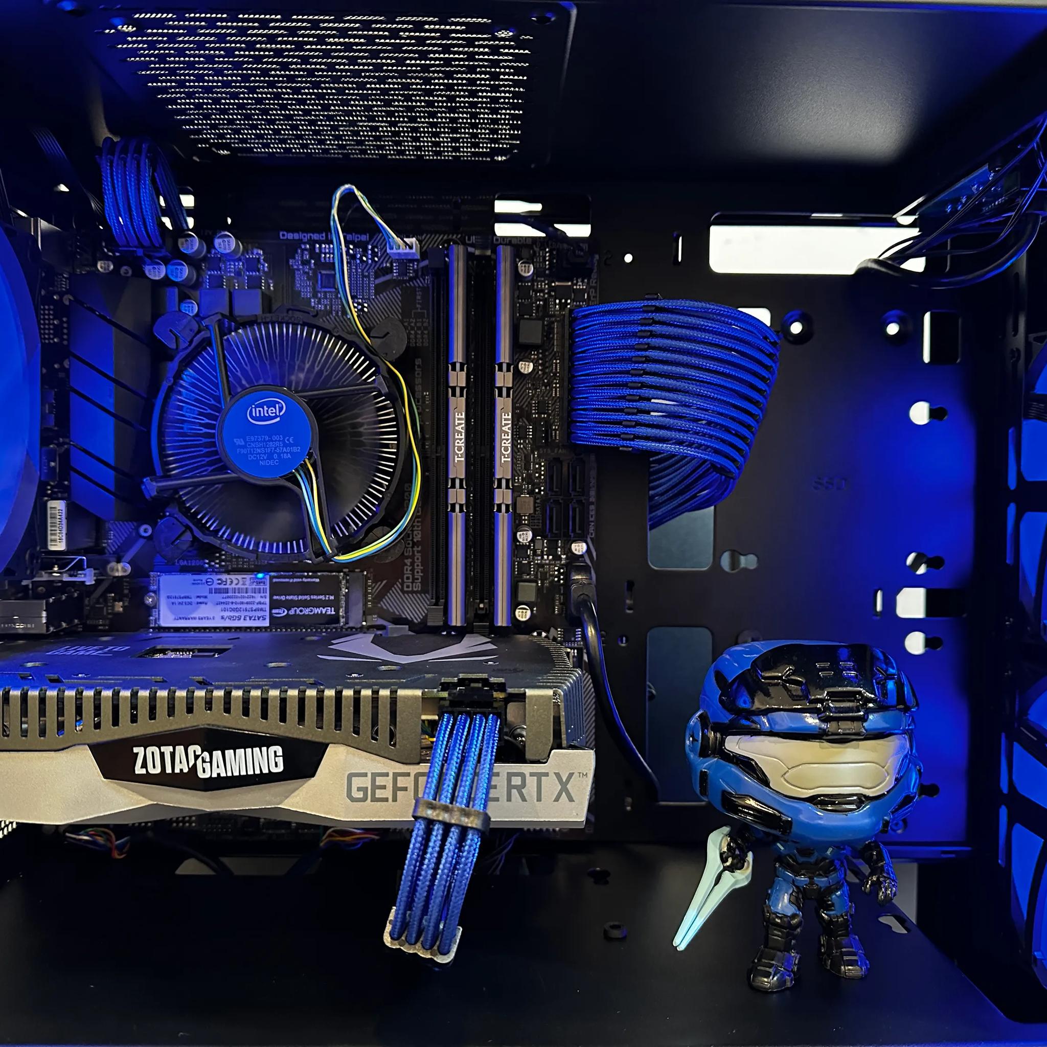  Halo Mark V||Gaming PC-Intel Core i5-10400 6 Cores -Nvidia RTX 2060 SUPER-16GB DDR4 RAM- 512GB SSD