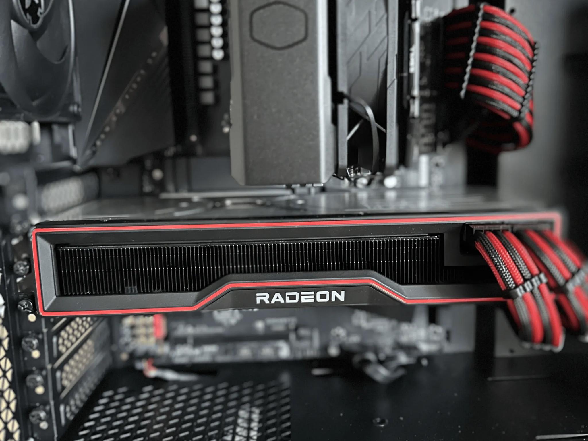 AMD Ryzen 5 5800X + 6800XT + 32GB RAM + 1TB SSD - BLACK AND RED