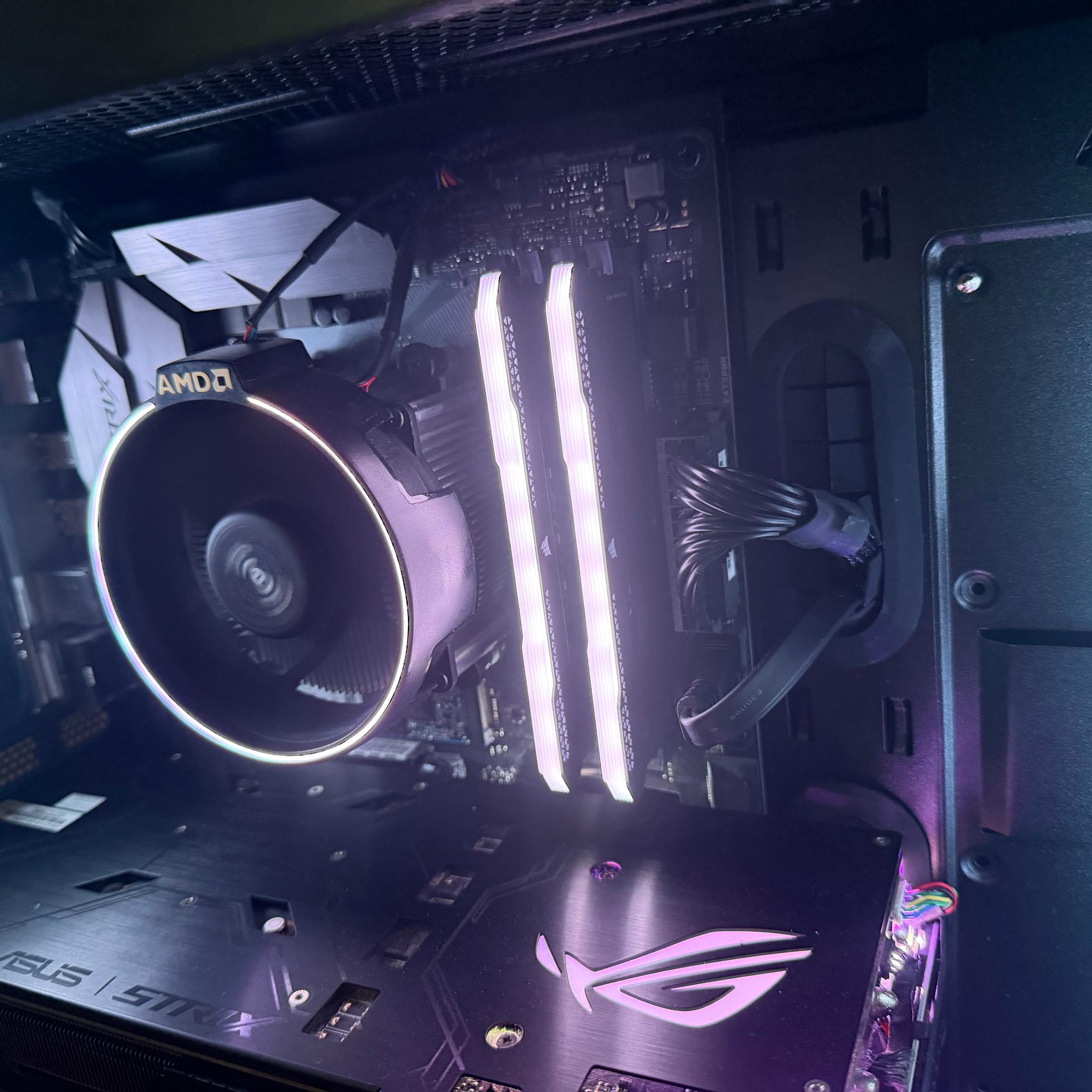 Gaming PC – Ryzen 7 2700X | ASUS ROG Strix GTX 1070 | 32GB RAM | Wi-Fi 6 | Windows 11 Home